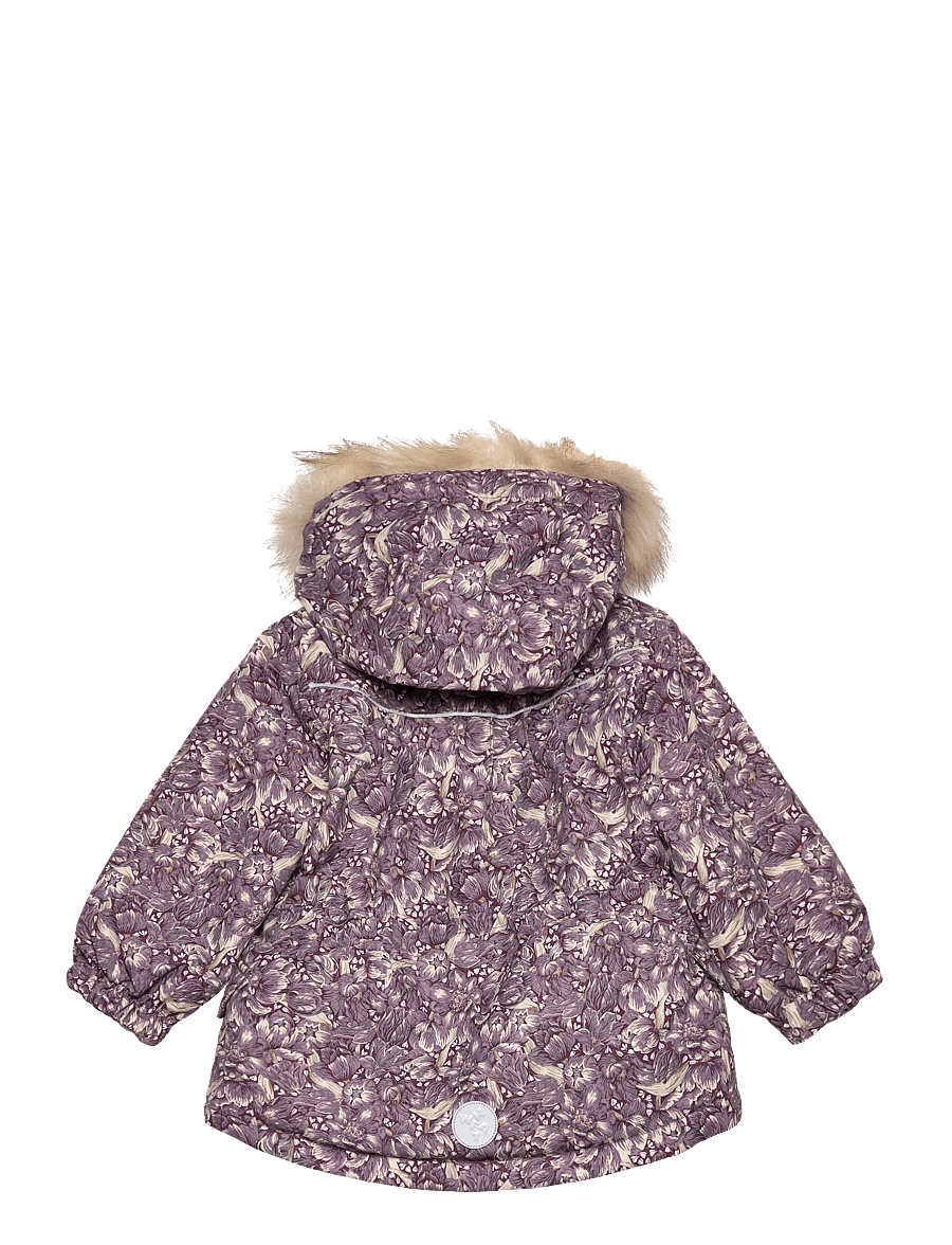 Wheat - Jacket Mathilde Tech - shell jakid - purple tulips - 1