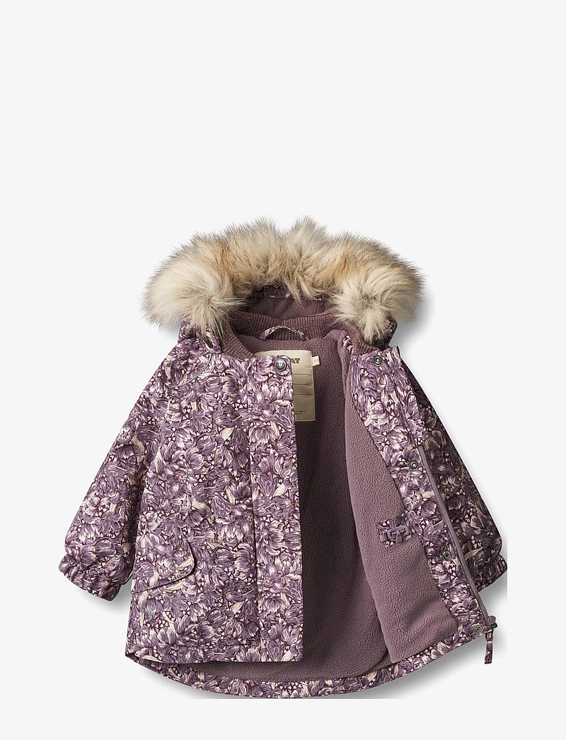 Wheat - Jacket Mathilde Tech - shell-jacken - purple tulips - 3