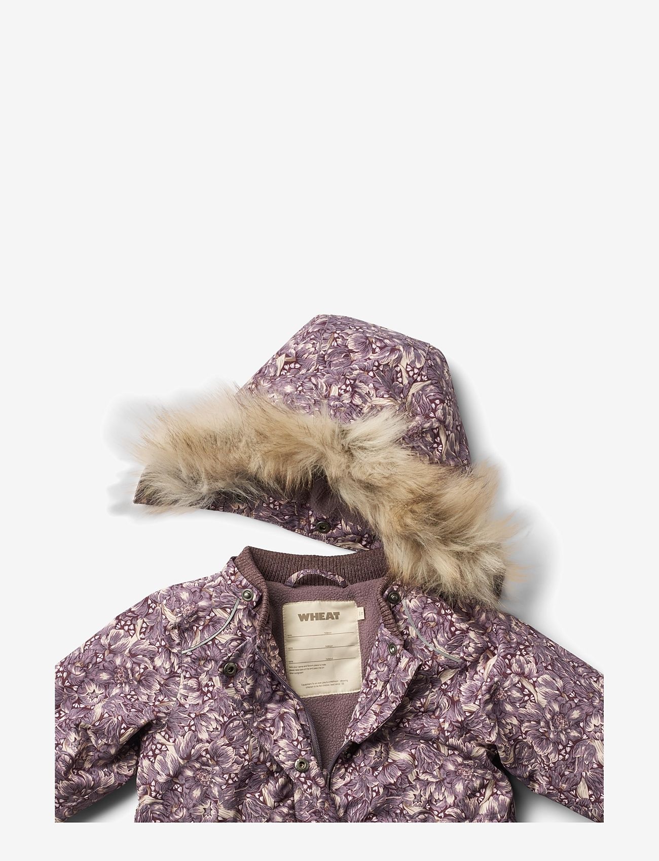 Wheat - Jacket Mathilde Tech - skaljackor - purple tulips - 4