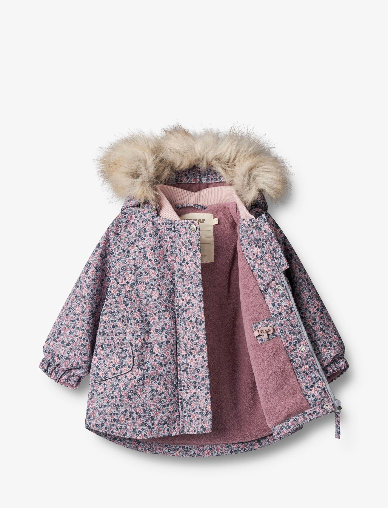 Wheat - Jacket Mathilde Tech - syystakit - winter flowers - 2