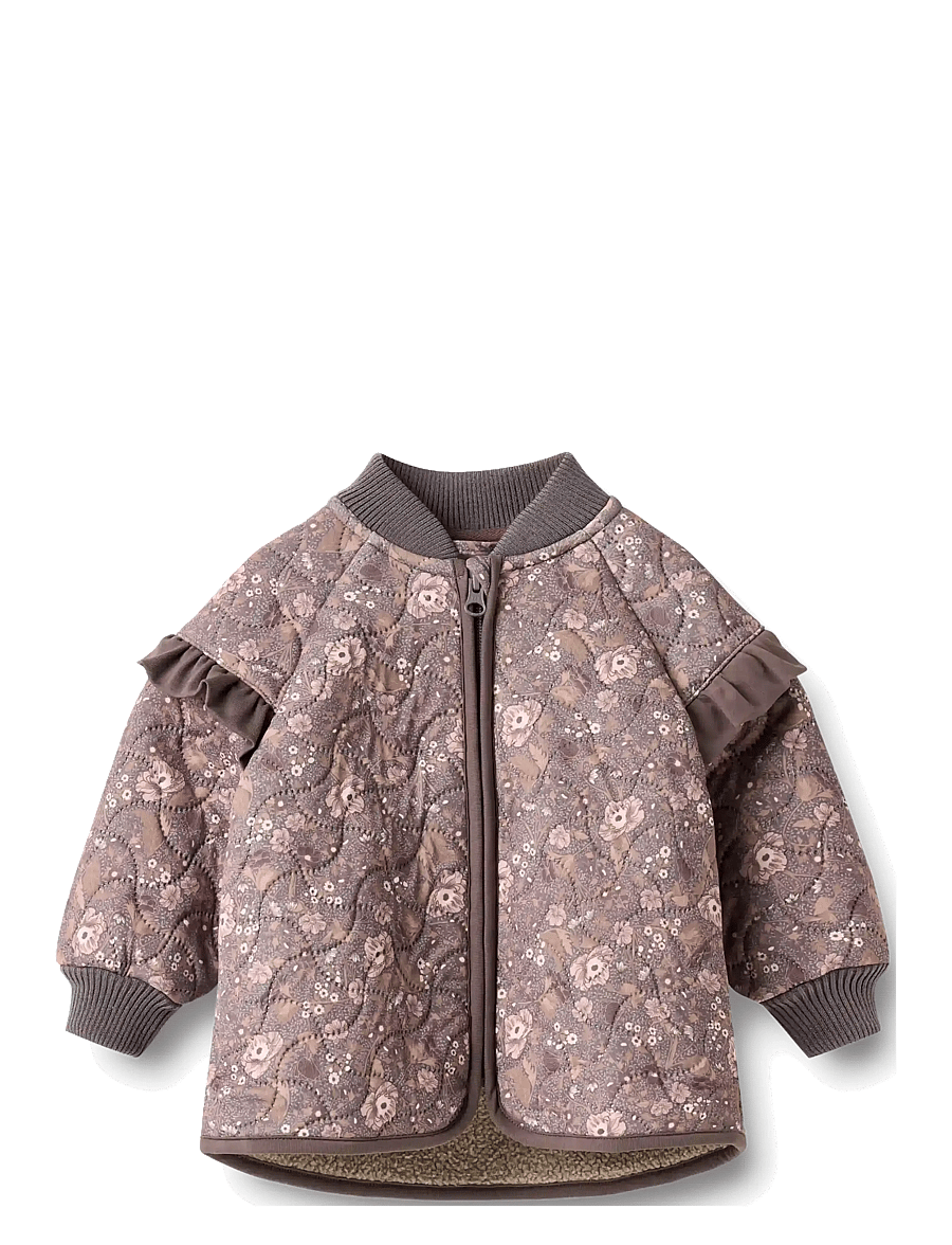 Wheat - Thermo Jacket Ellas - termojakker - purple stone flowers - 0