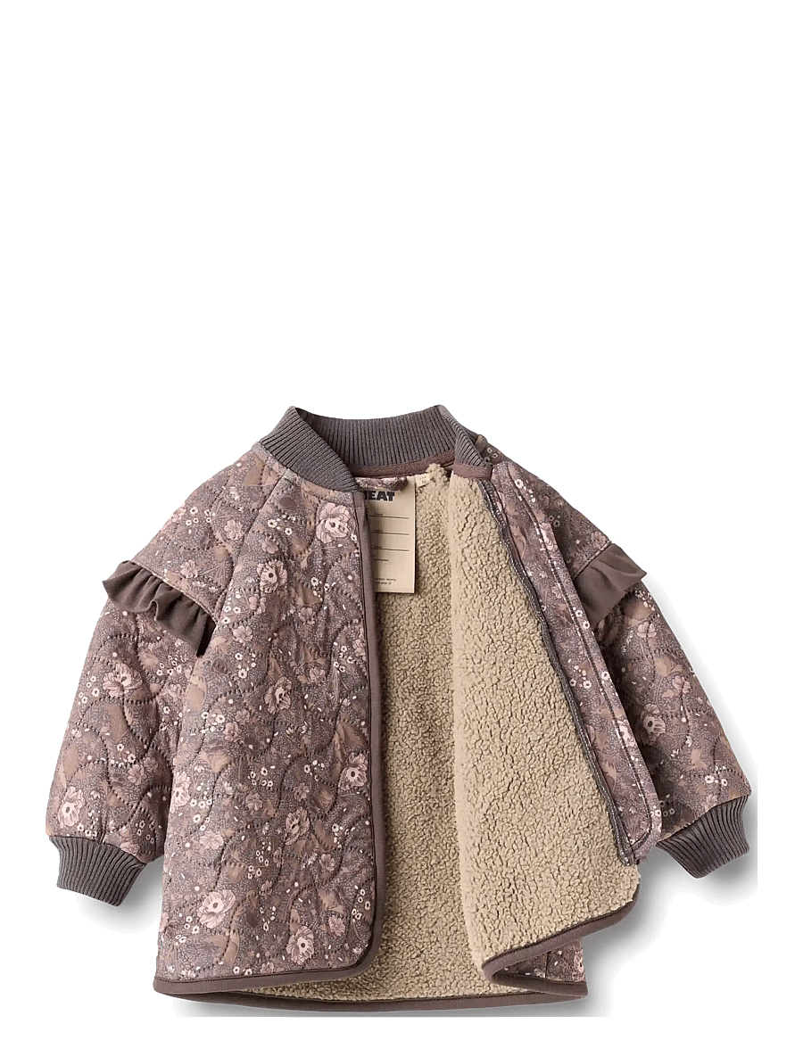 Wheat - Thermo Jacket Ellas - termojakker - purple stone flowers - 2