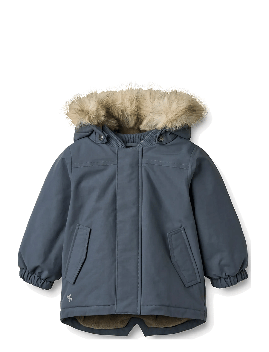 Wheat - Jacket Kasper - dunjakker - greyblue - 0