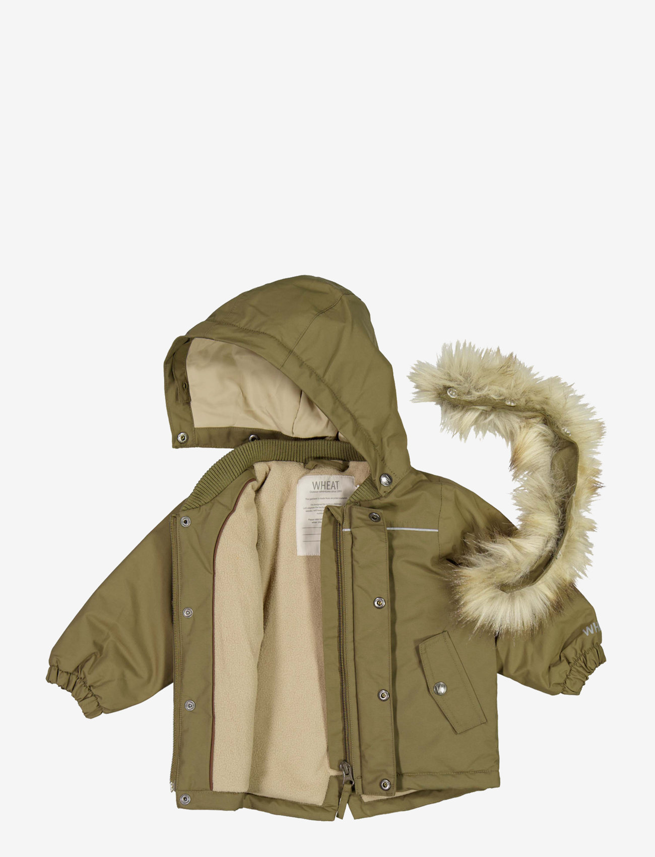 Wheat - Jacket Kasper Tech - dunjakker & forede jakker - dry pine - 1