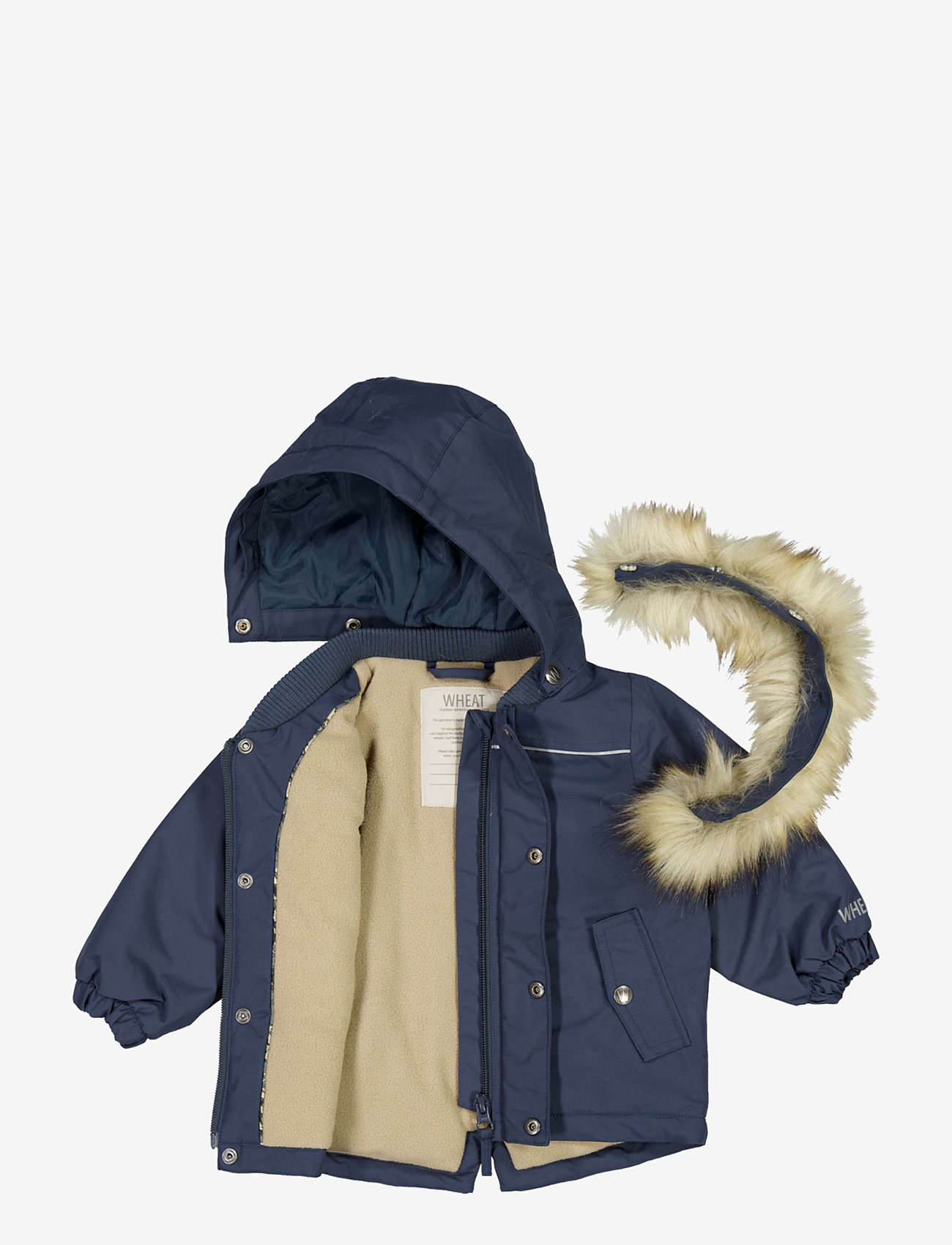 Wheat - Jacket Kasper Tech - daunen- und steppjacken - sea storm - 1