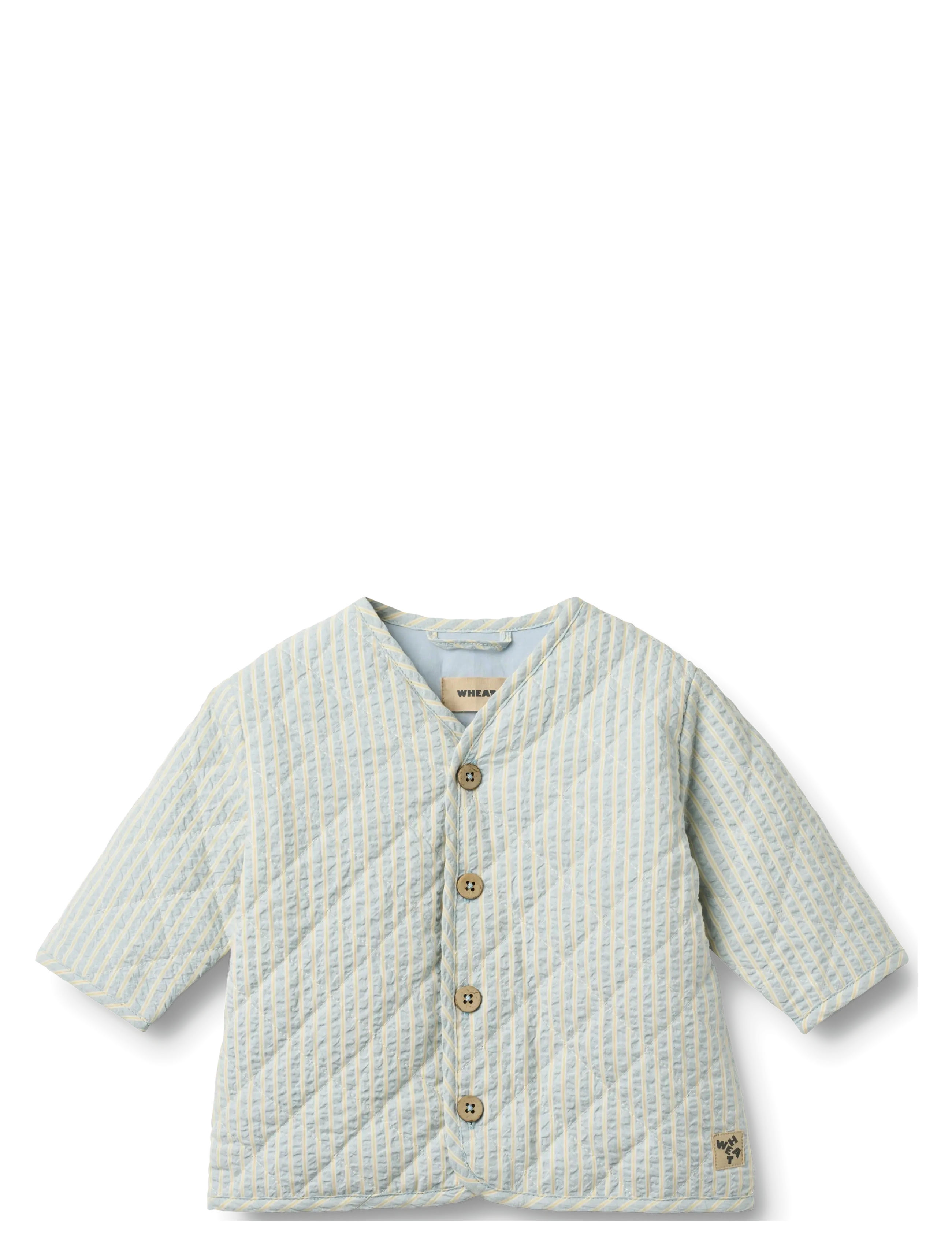 Wheat Quilt Jacket Saxo - Outdoor - SUMMER SKY STRIPE / blue