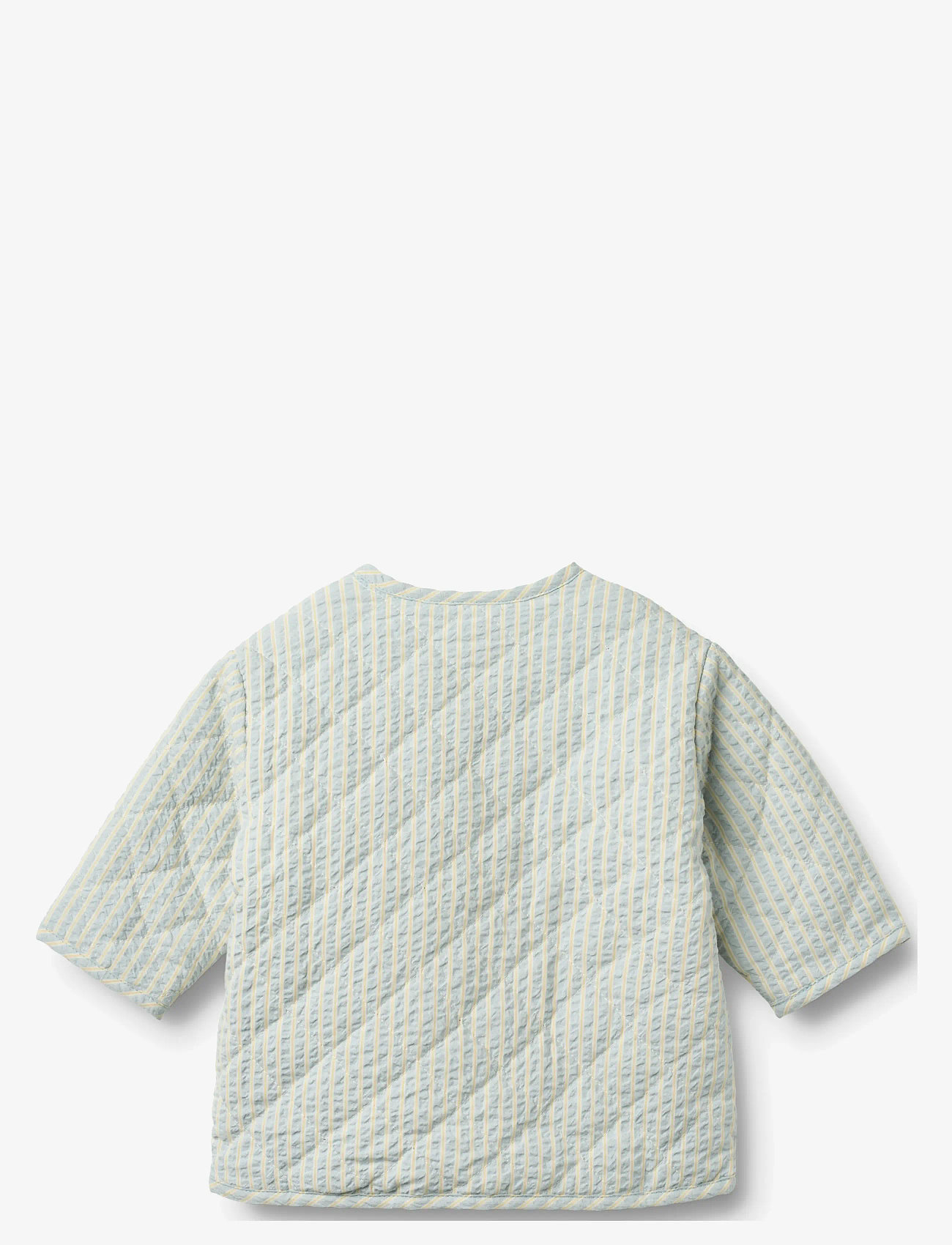 Wheat - Quilt Jacket Saxo - efterårsjakker - summer sky stripe - 1