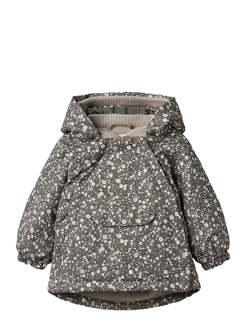 Wheat - Tech Jacket Sascha - suusajoped - black sea open flowers - 1