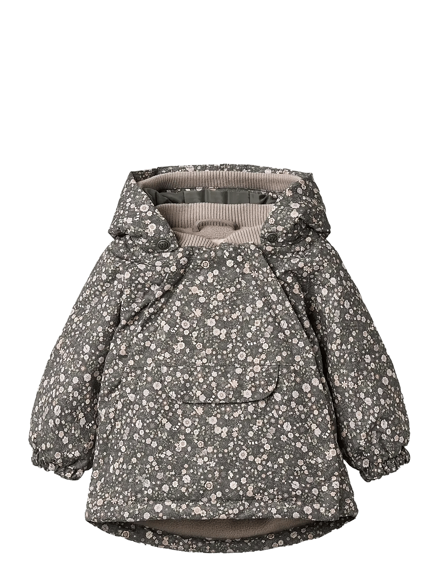 Wheat - Tech Jacket Sascha - skijacken - black sea open flowers - 1