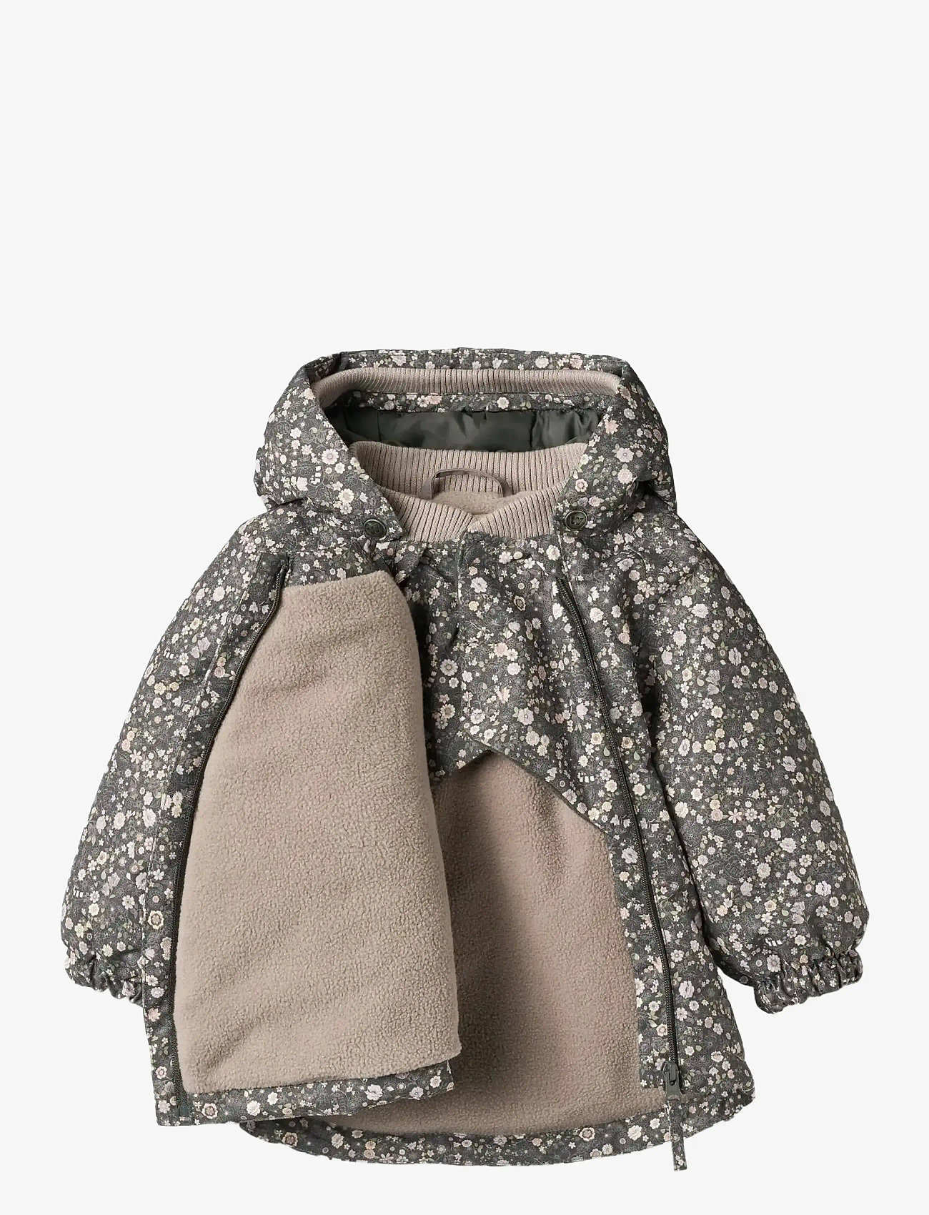 Wheat - Jacket Sascha - winterjacke - black sea open flowers - 2