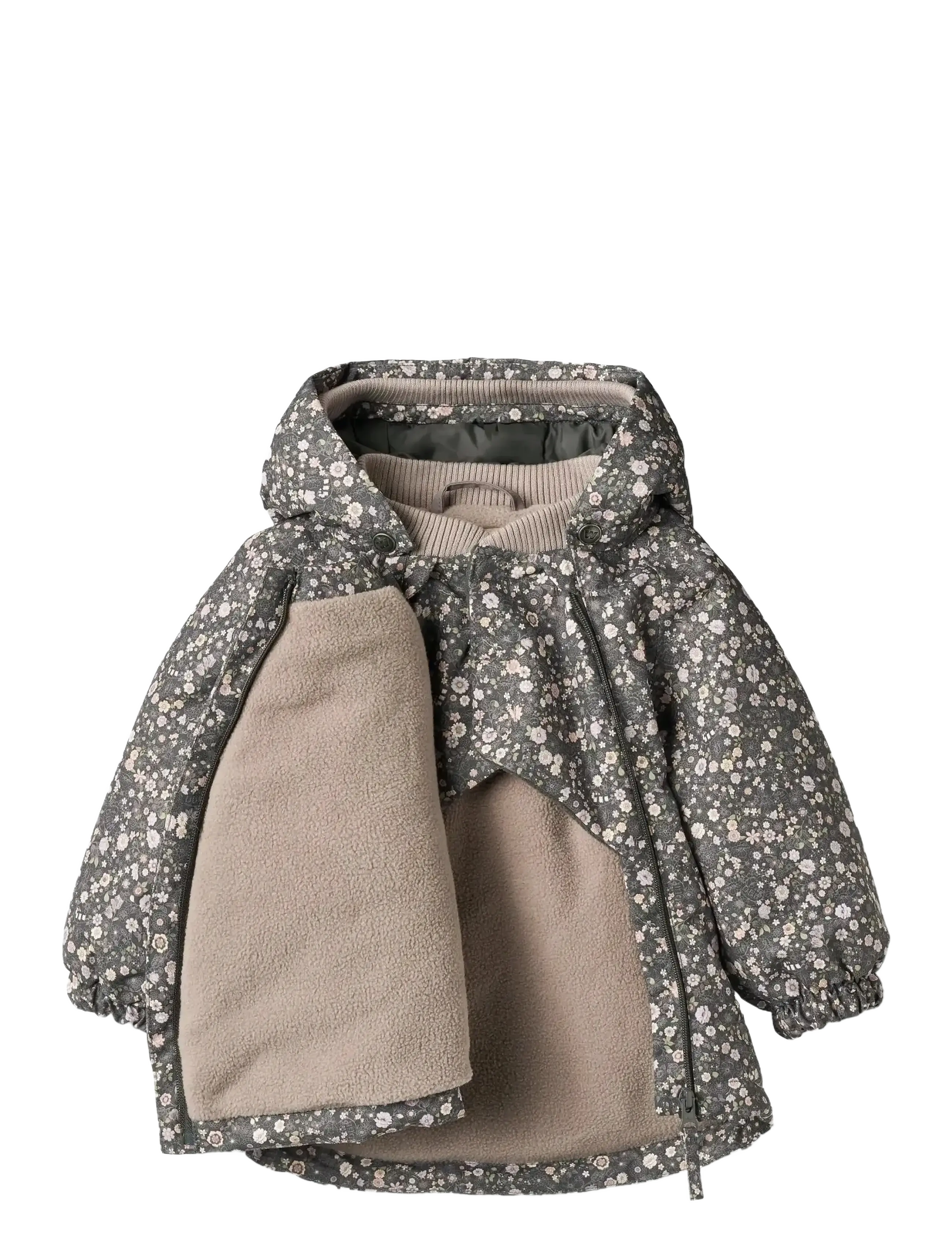 Wheat - Tech Jacket Sascha - skijacken - black sea open flowers - 3