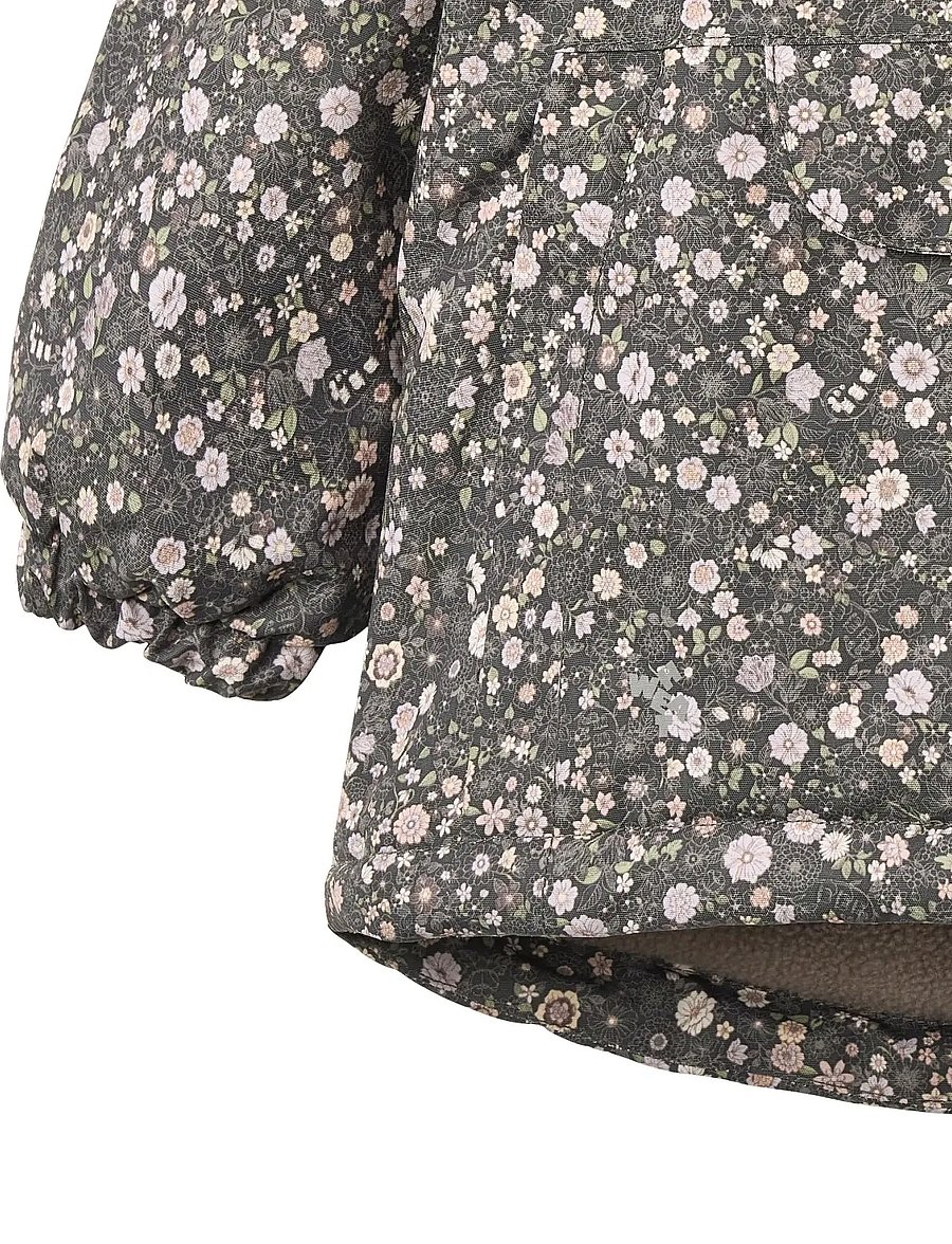 Wheat - Tech Jacket Sascha - skijacken - black sea open flowers - 5