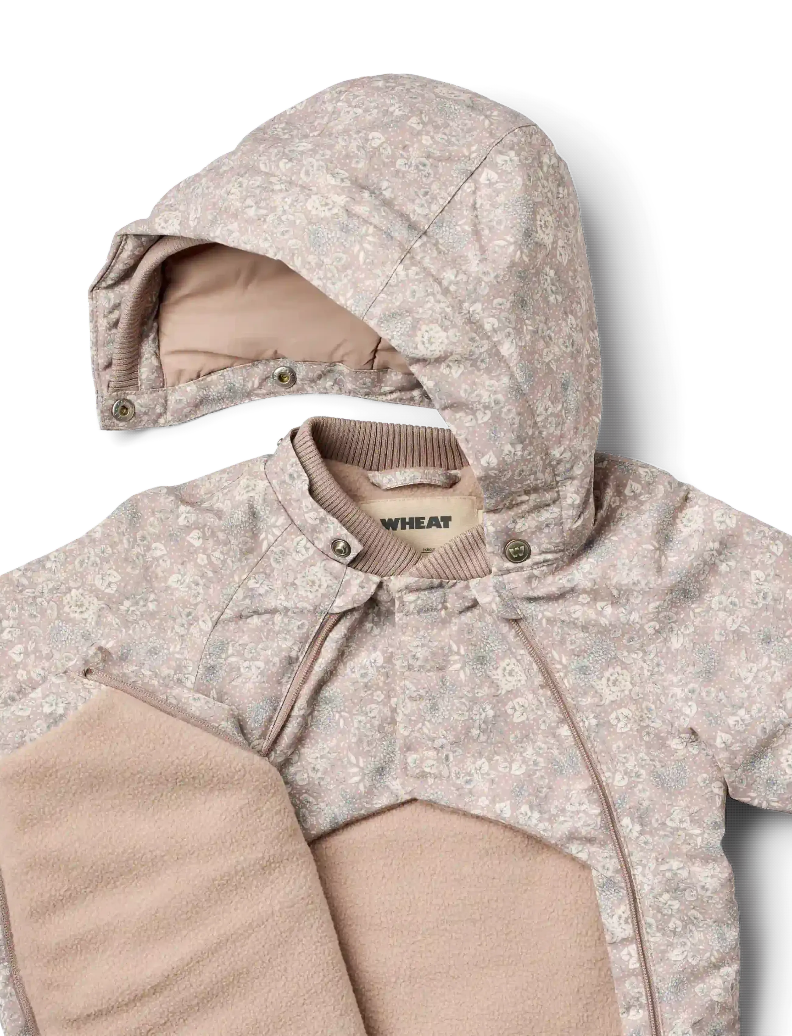 Wheat - Tech Jacket Sascha - skidjackor - dry rose flowers - 2
