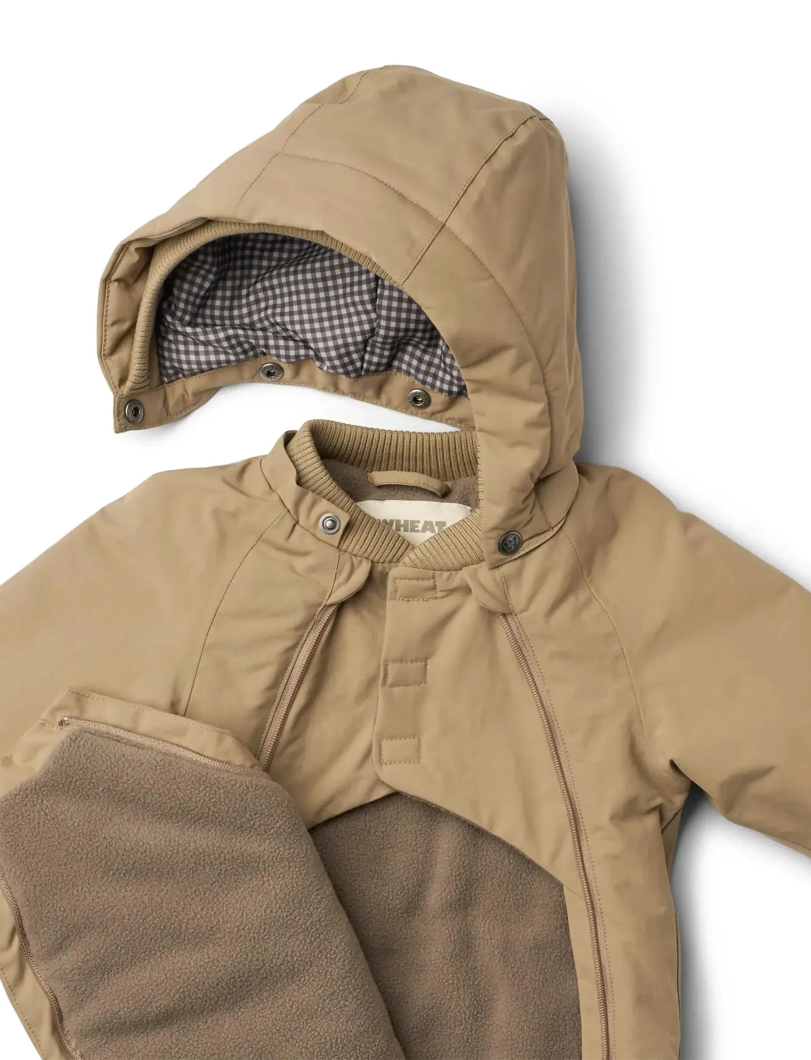 Wheat - Tech Jacket Sascha - anoraks - walnut - 3