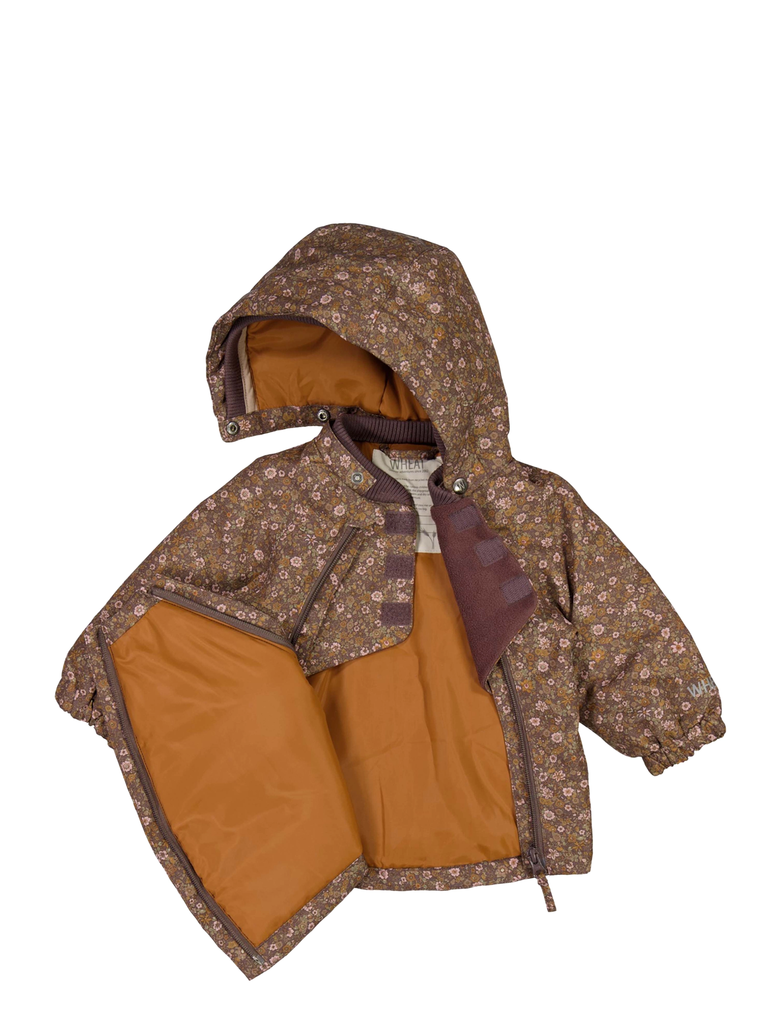 Wheat - Jacket Sascha Tech - eggplant flowers - 1