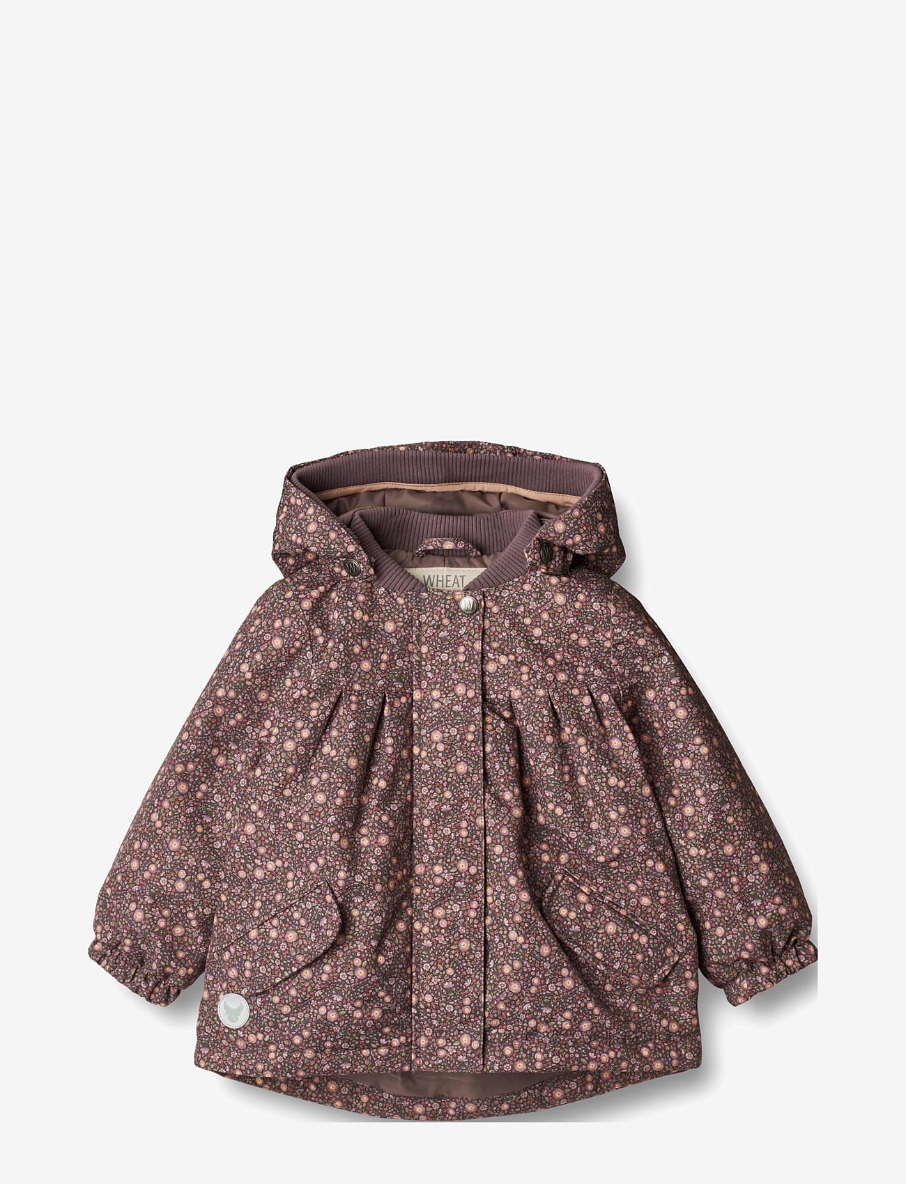 Wheat - Jacket Mimmi Tech - eggplant buttercups - 0