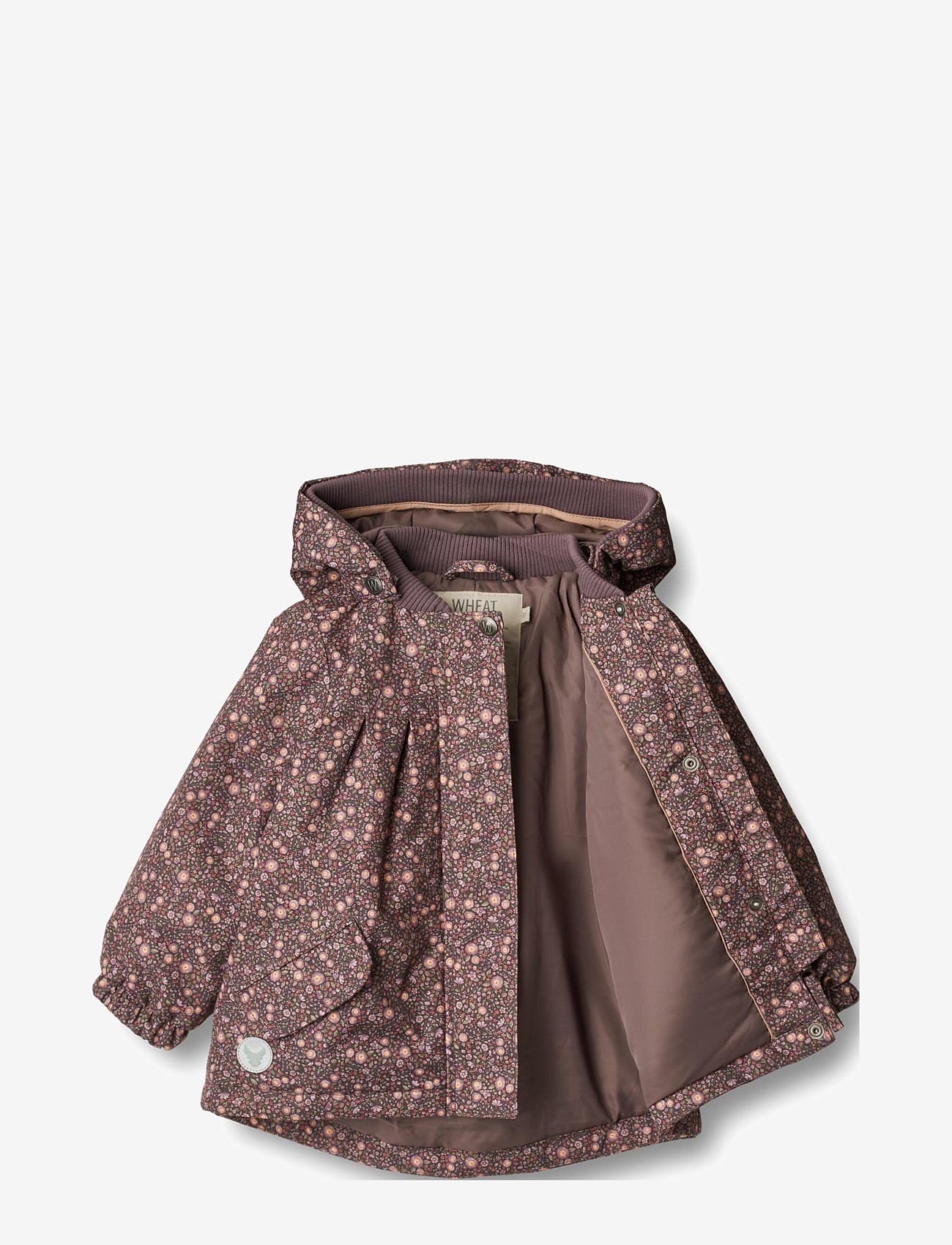 Wheat - Jacket Mimmi Tech - eggplant buttercups - 2