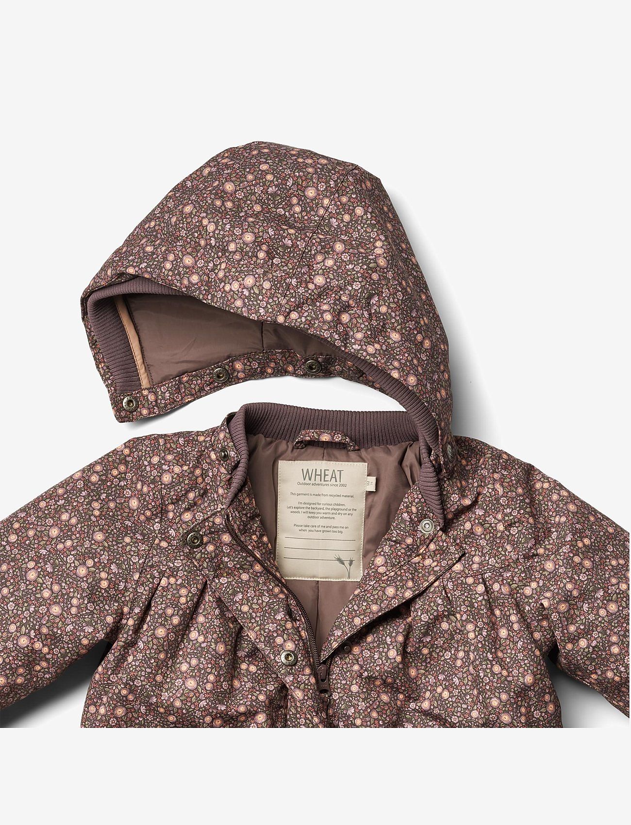 Wheat - Jacket Mimmi Tech - eggplant buttercups - 4