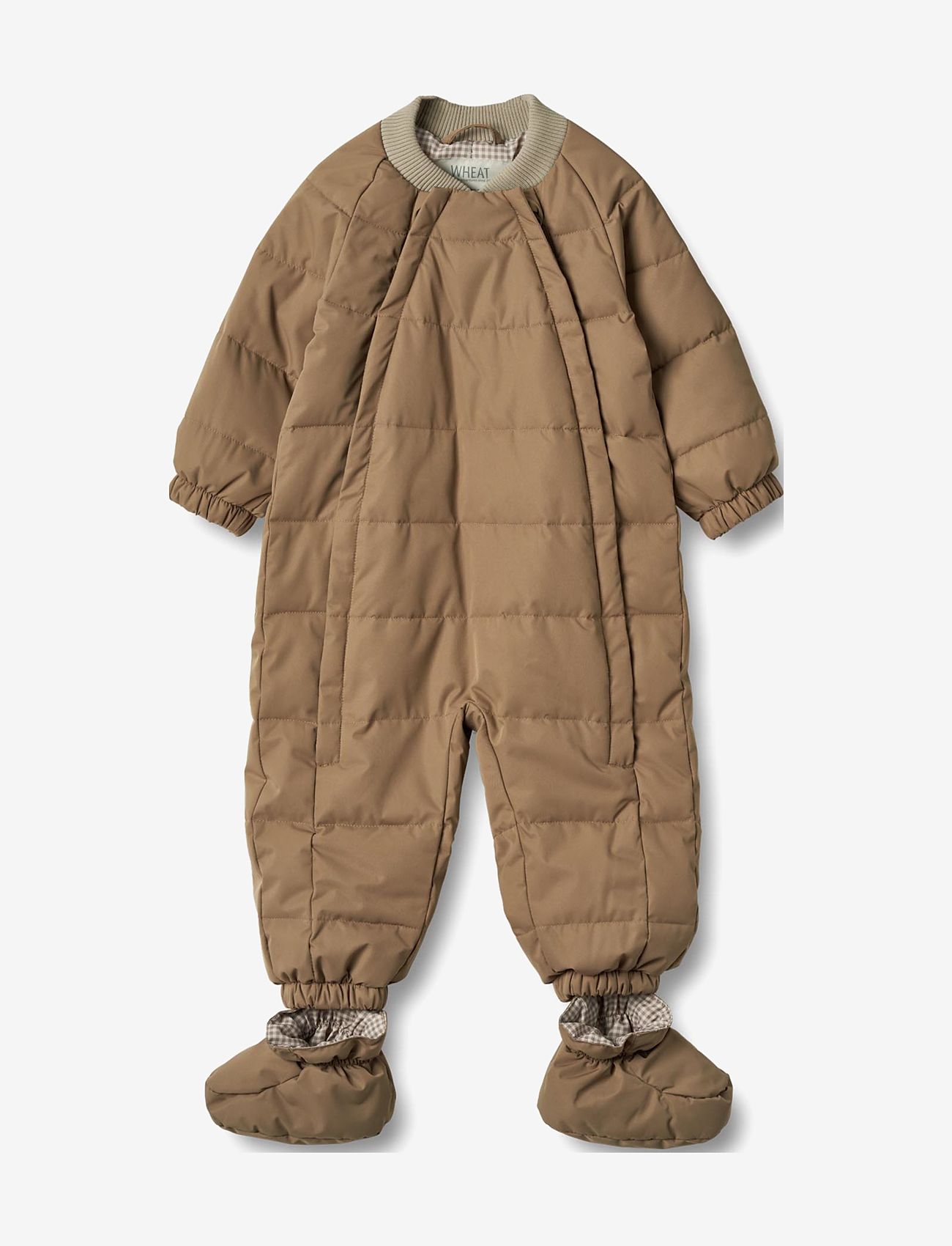 Wheat - Summer Puffer Baby Suit Nunu - snowsuit - golden brown - 0