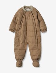 Wheat - Summer Puffer Baby Suit Nunu - snowsuit - golden brown - 3