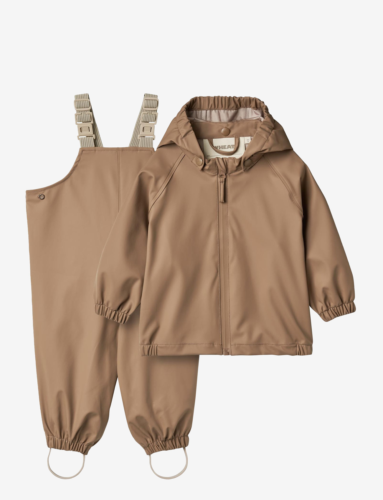 Wheat - Rainwear Charlie Set - regnställ - hazel - 0
