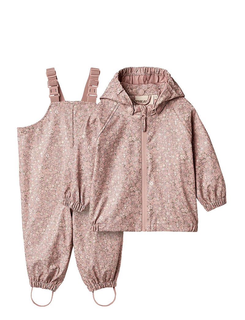 Wheat - Rainwear Charlie Set - regensets - powder flower meadow - 0