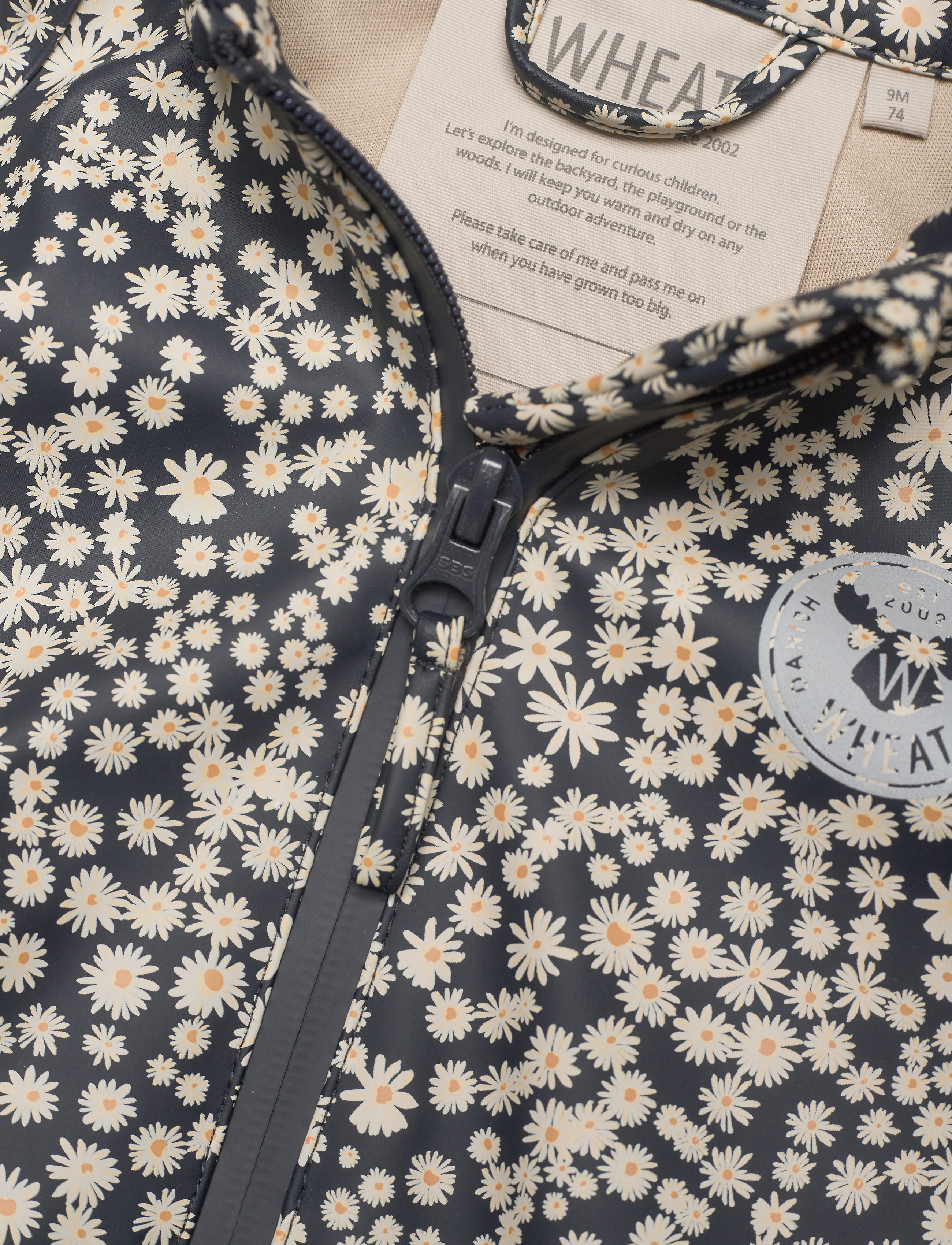 Wheat - Rainwear Charlie - ink flowers - 4