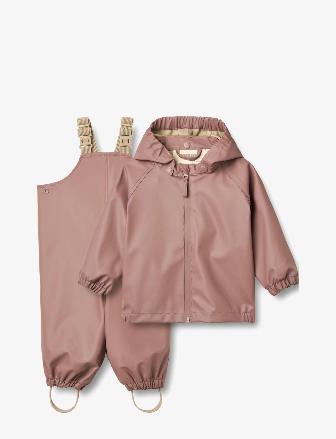 Wheat Rainwear Charlie Set, 92, Rainwear, Rosa - Sets, Kinder