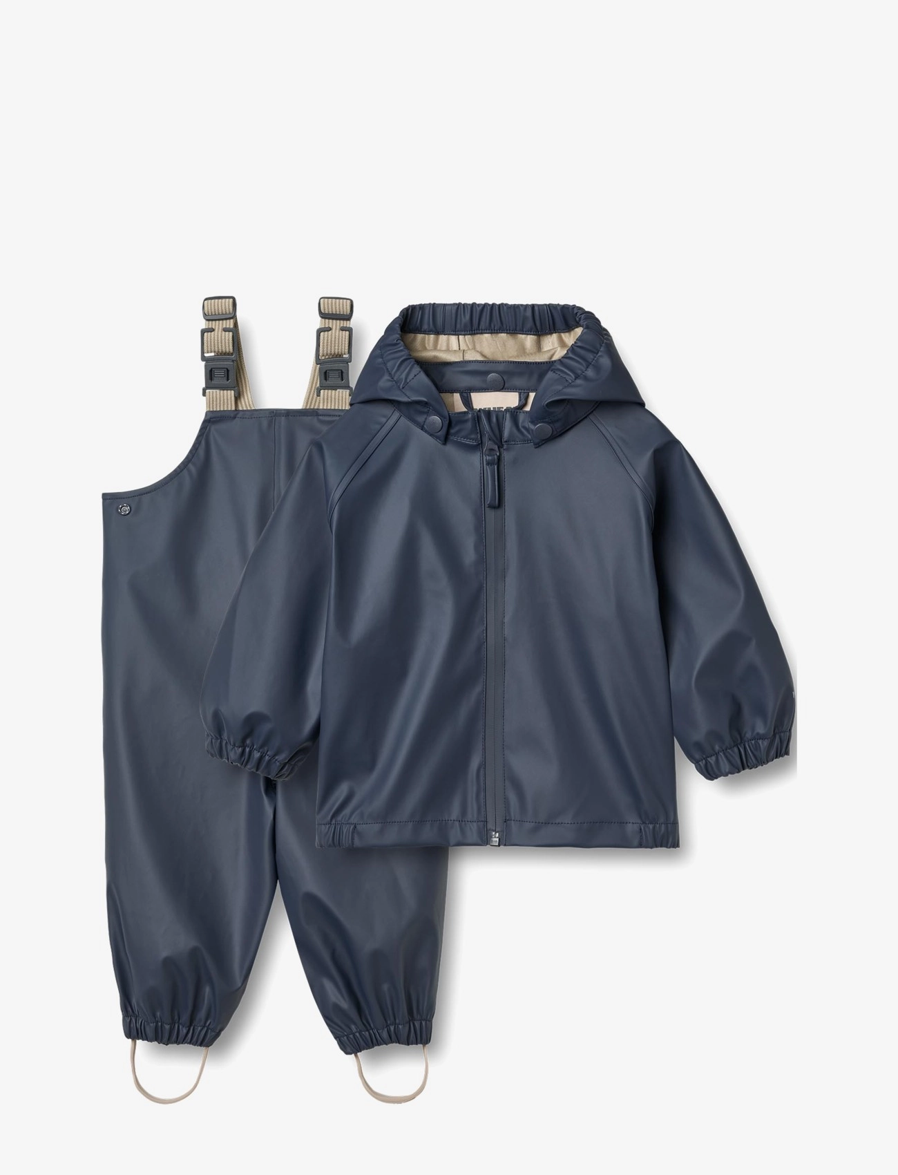 Wheat Rainwear Charlie Set, 80, Rainwear, Marineblau - Sets, Kinder