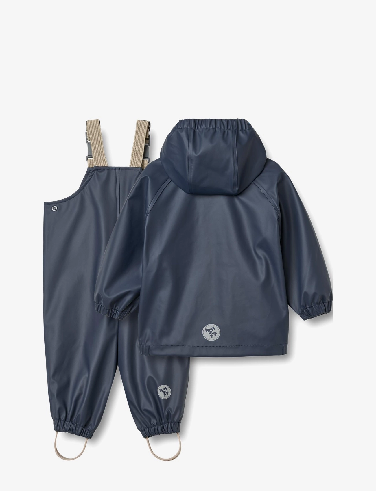 Wheat - Rainwear Charlie Set - regnsæt - ink - 1