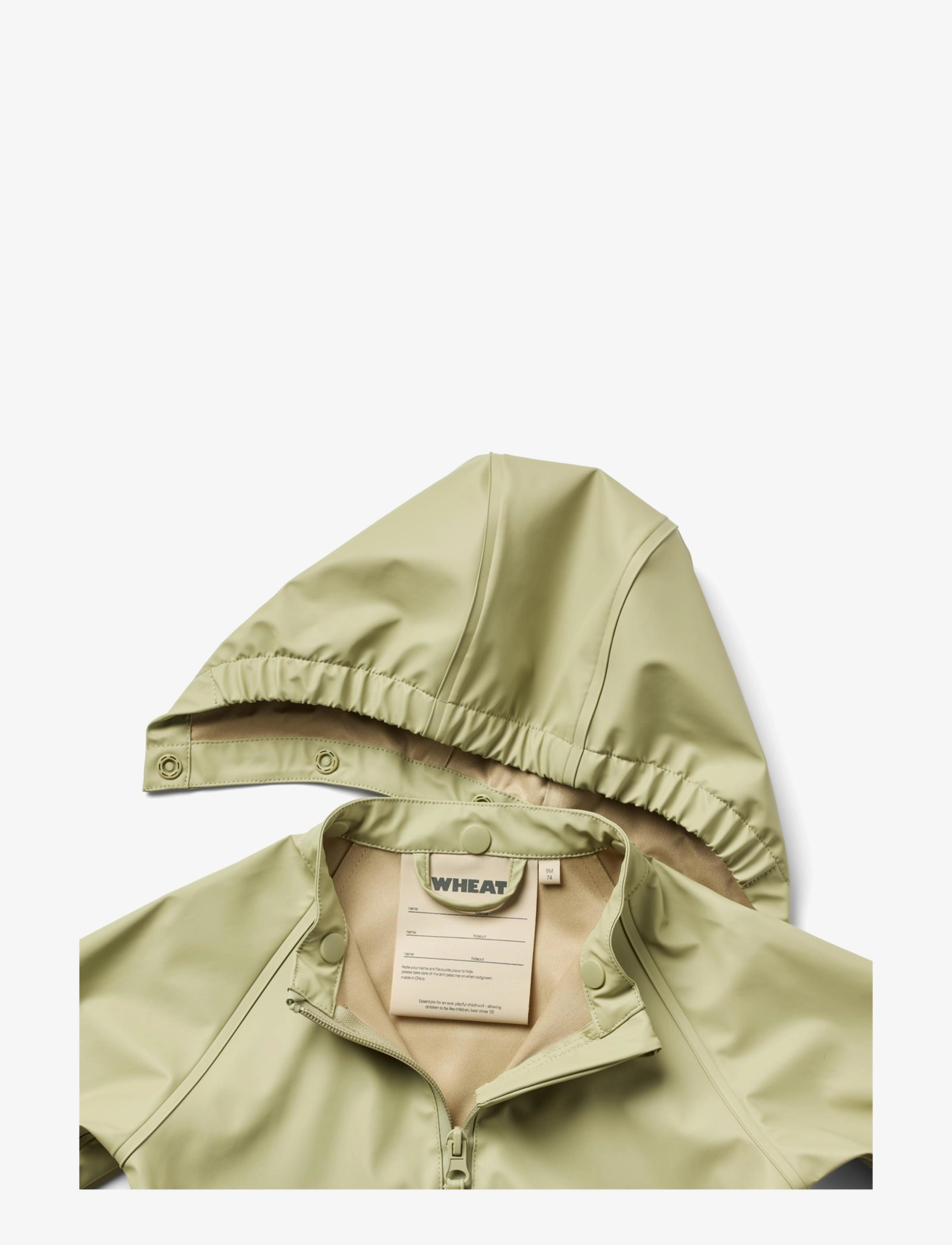 Wheat - Rainwear Chardy jacket - rain coats - green tea - 2