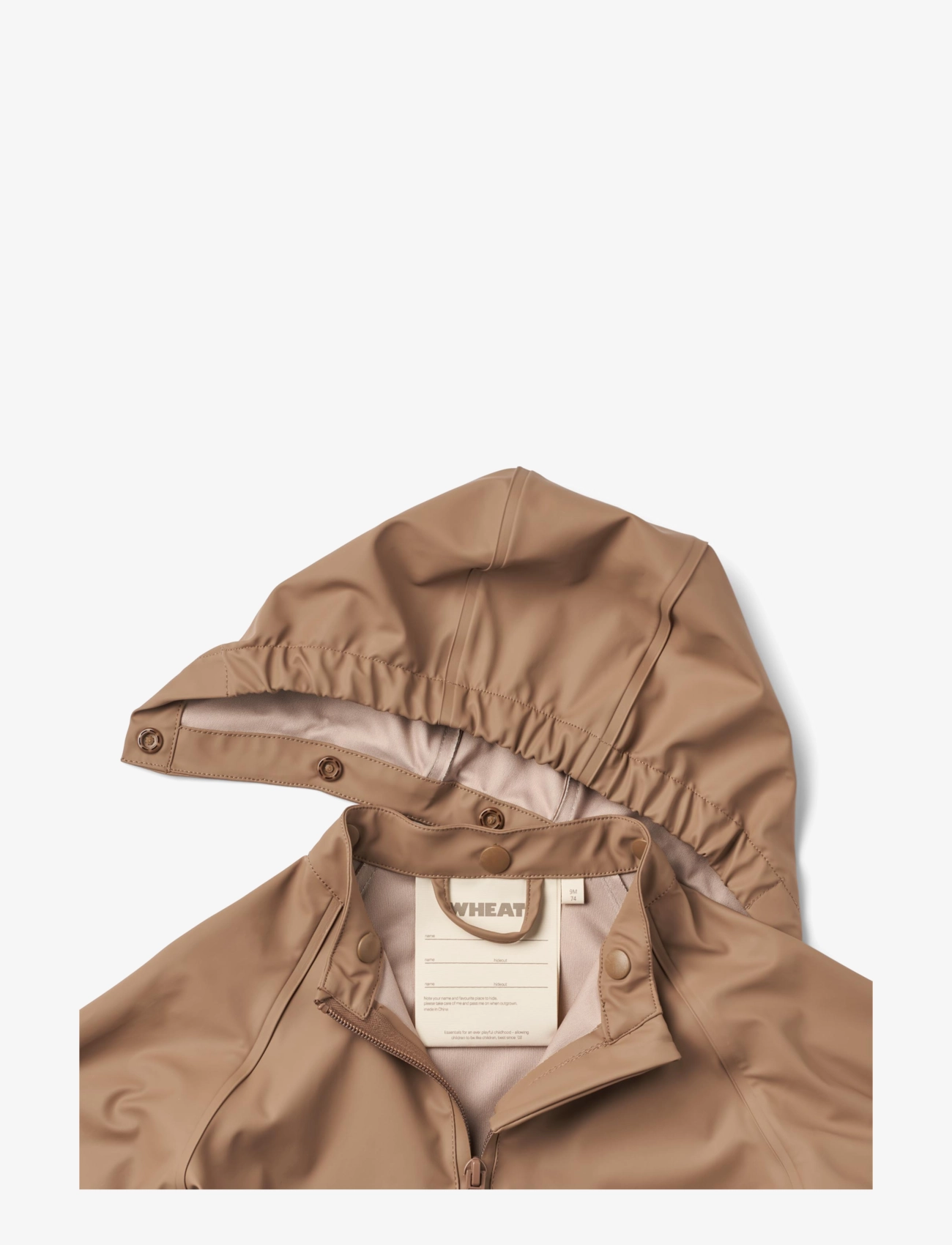Wheat - Rainwear Chardy Jacket - vihmajoped - hazel - 2