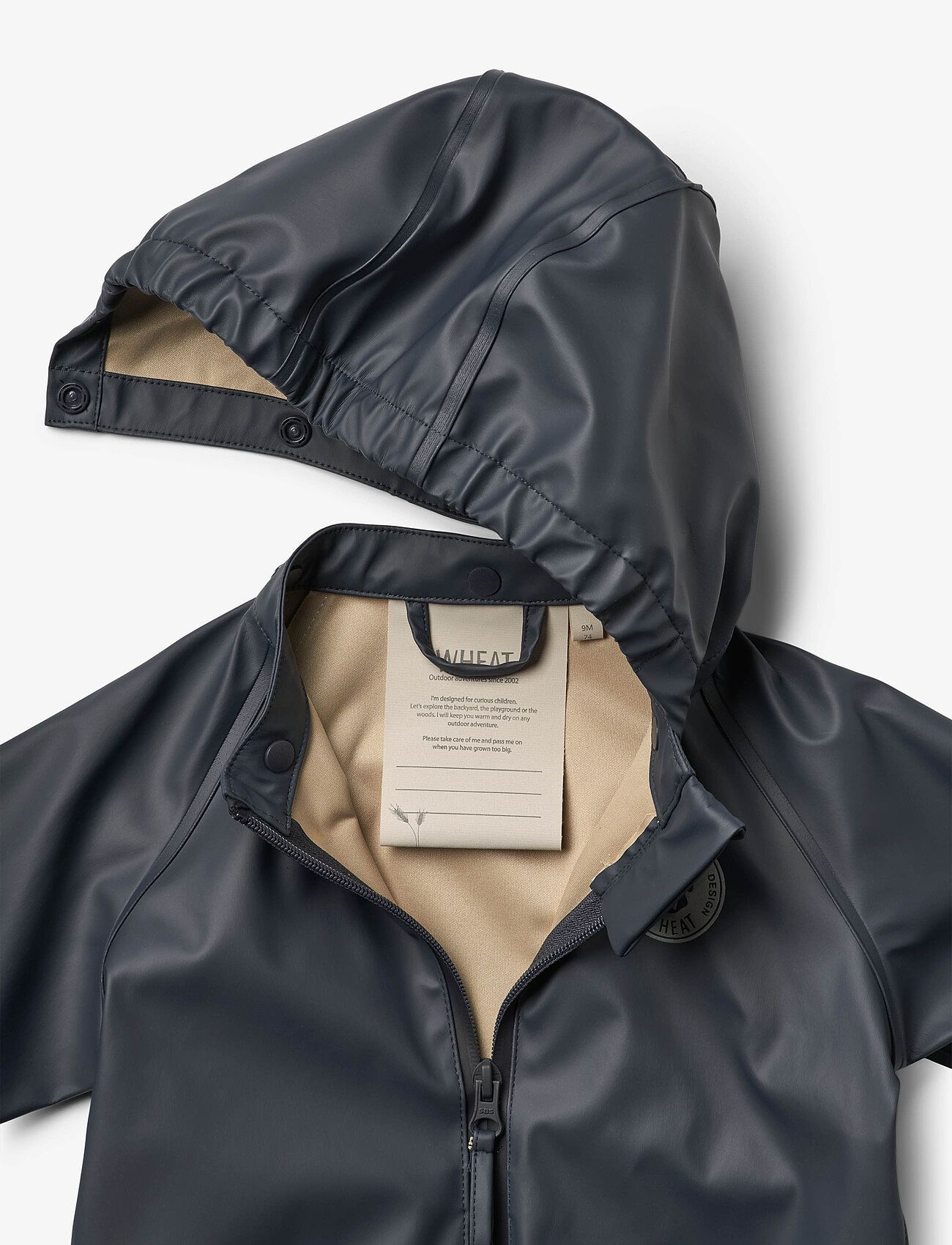 Wheat - Rainwear Chardy jacket - rain jackets - ink - 2