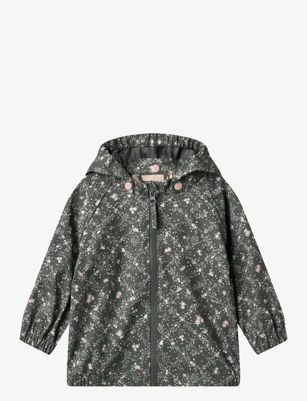 Wheat - Rainwear Chardy Jacket - regenjacken - forest lake checked flowers - 0