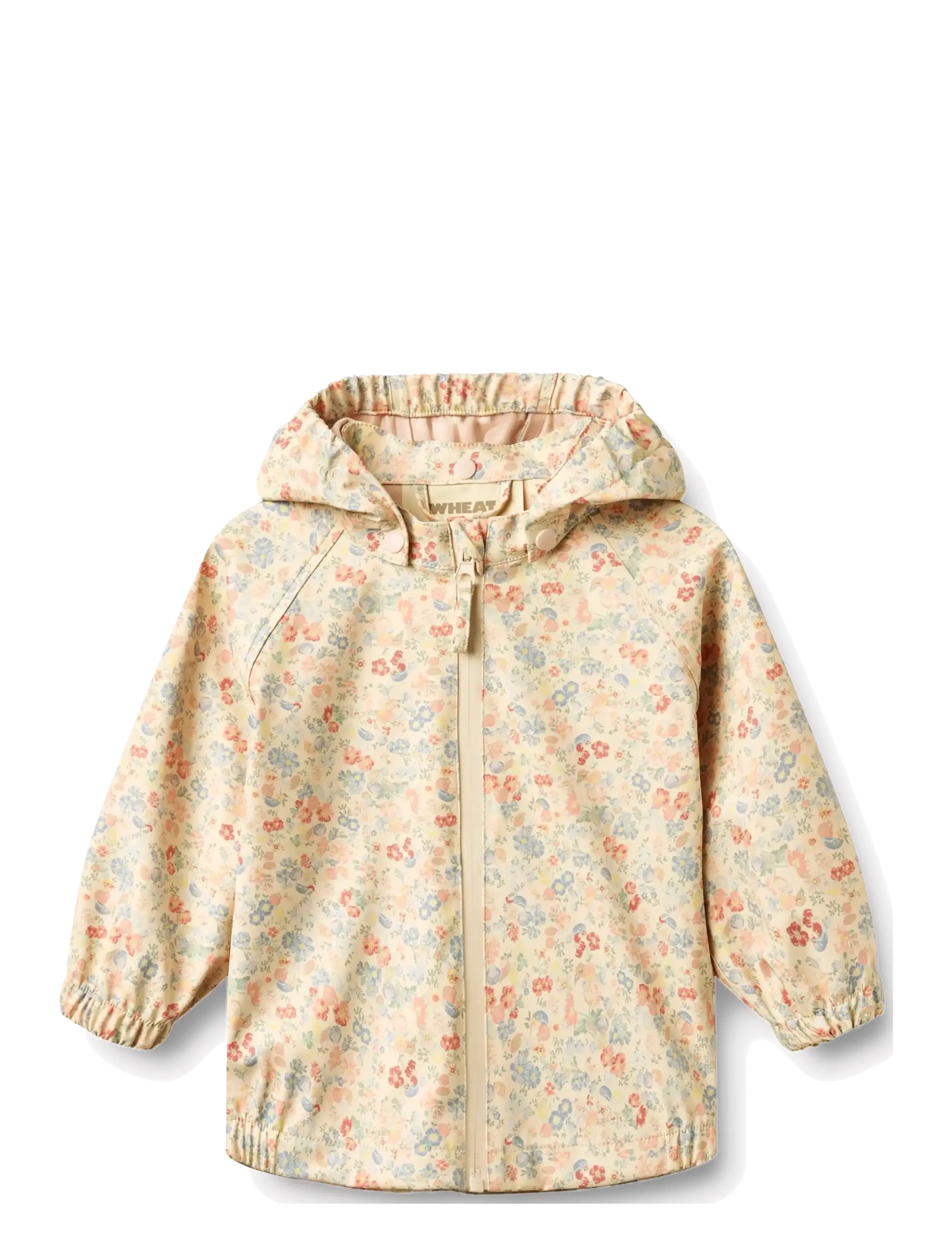 Wheat Rainwear Chardy Jacket - Regnjakker - FLOWERS AND SEASHELLS / yellow