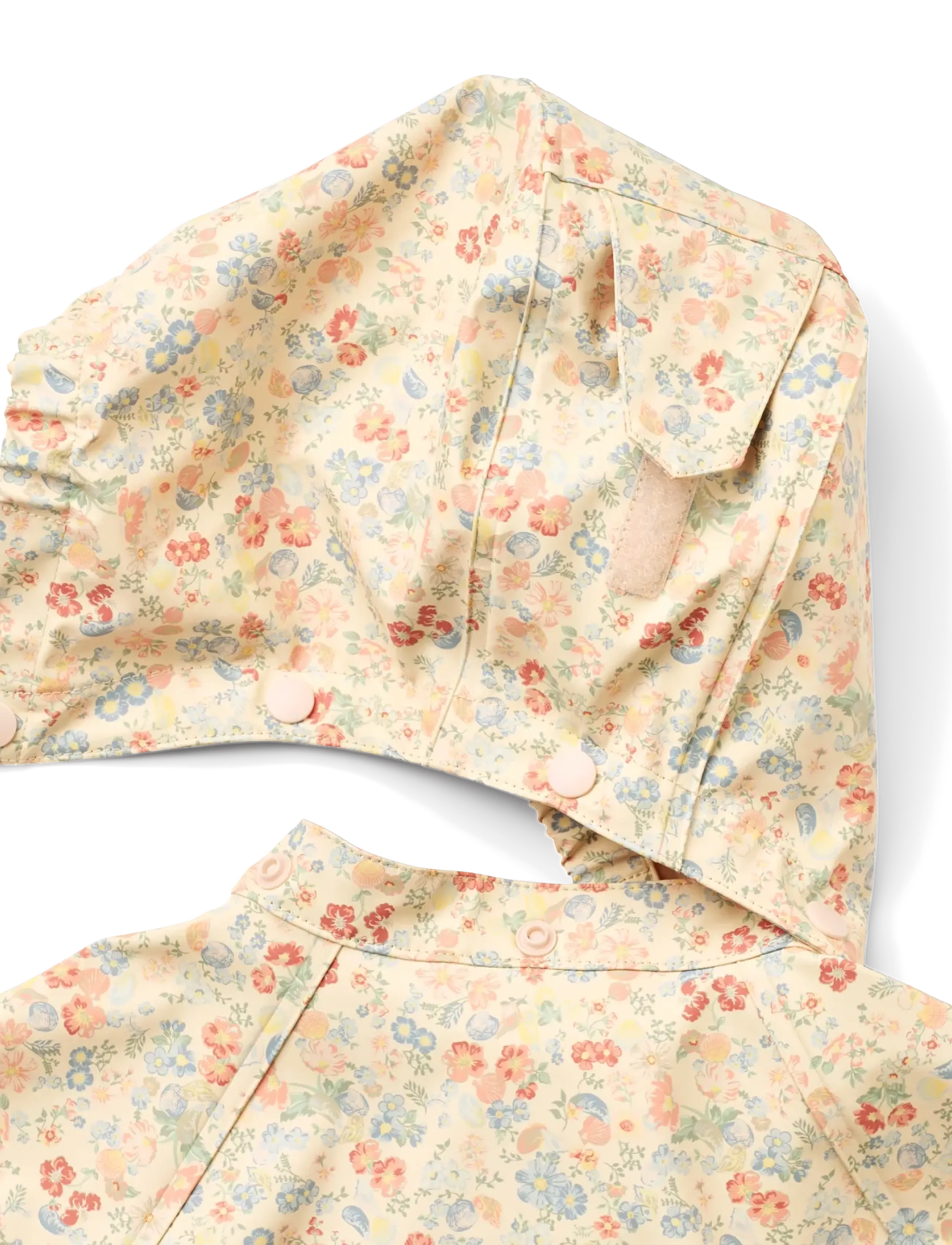 Wheat - Rainwear Chardy Jacket - regnjakkar - flowers and seashells - 2