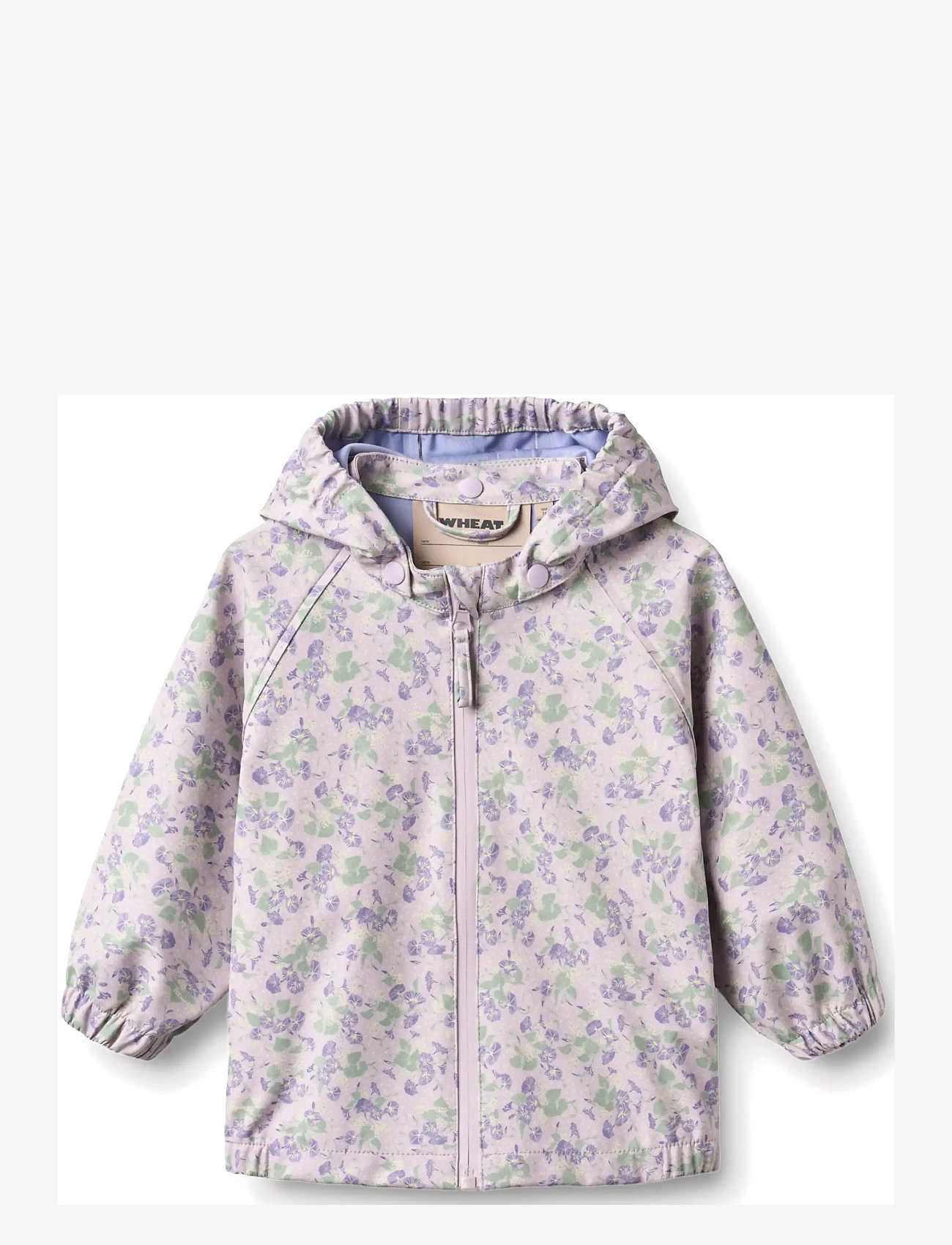 Wheat - Rainwear Chardy Jacket - vihmajoped - lilac petunias - 0