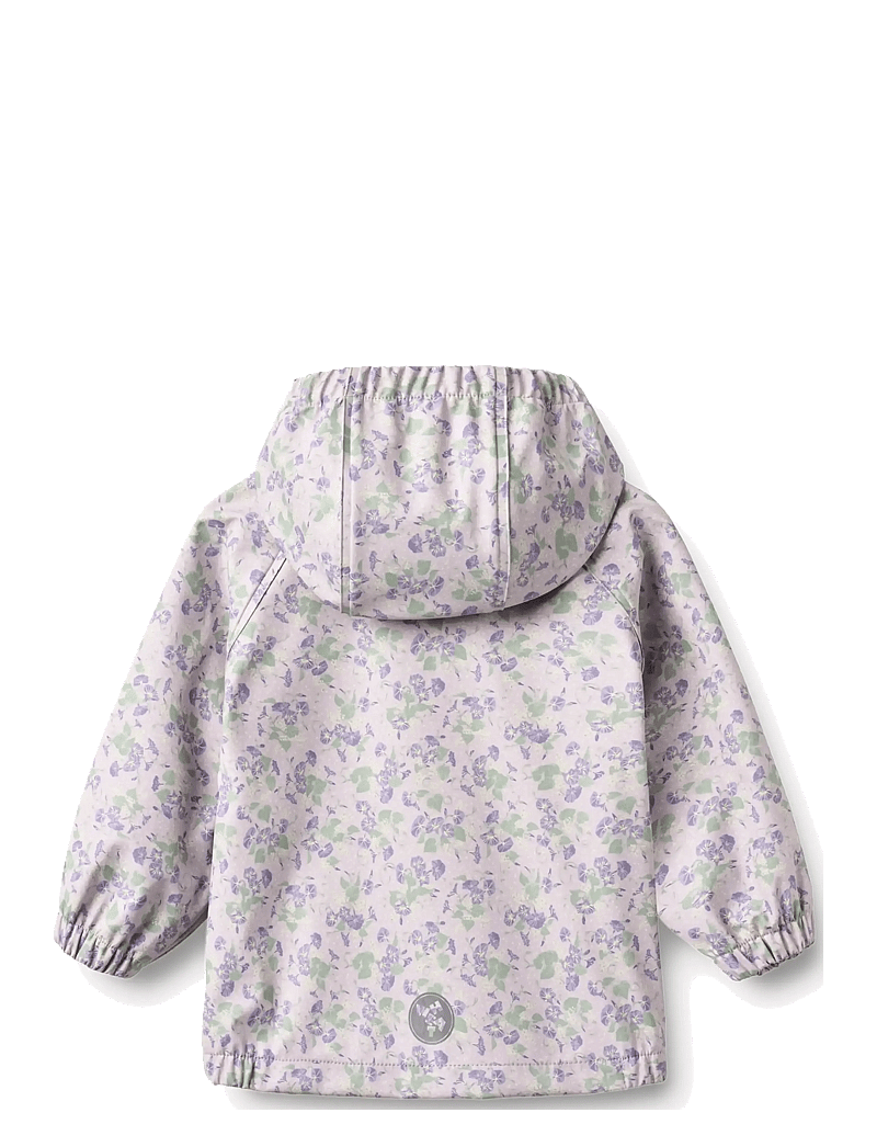 Wheat - Rainwear Chardy Jacket - vihmajoped - lilac petunias - 1