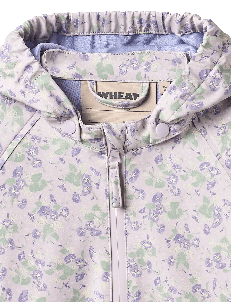 Wheat - Rainwear Chardy Jacket - regnjakker - lilac petunias - 2
