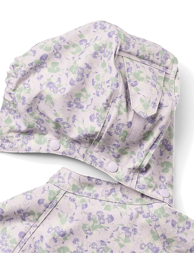 Wheat - Rainwear Chardy Jacket - vihmajoped - lilac petunias - 3