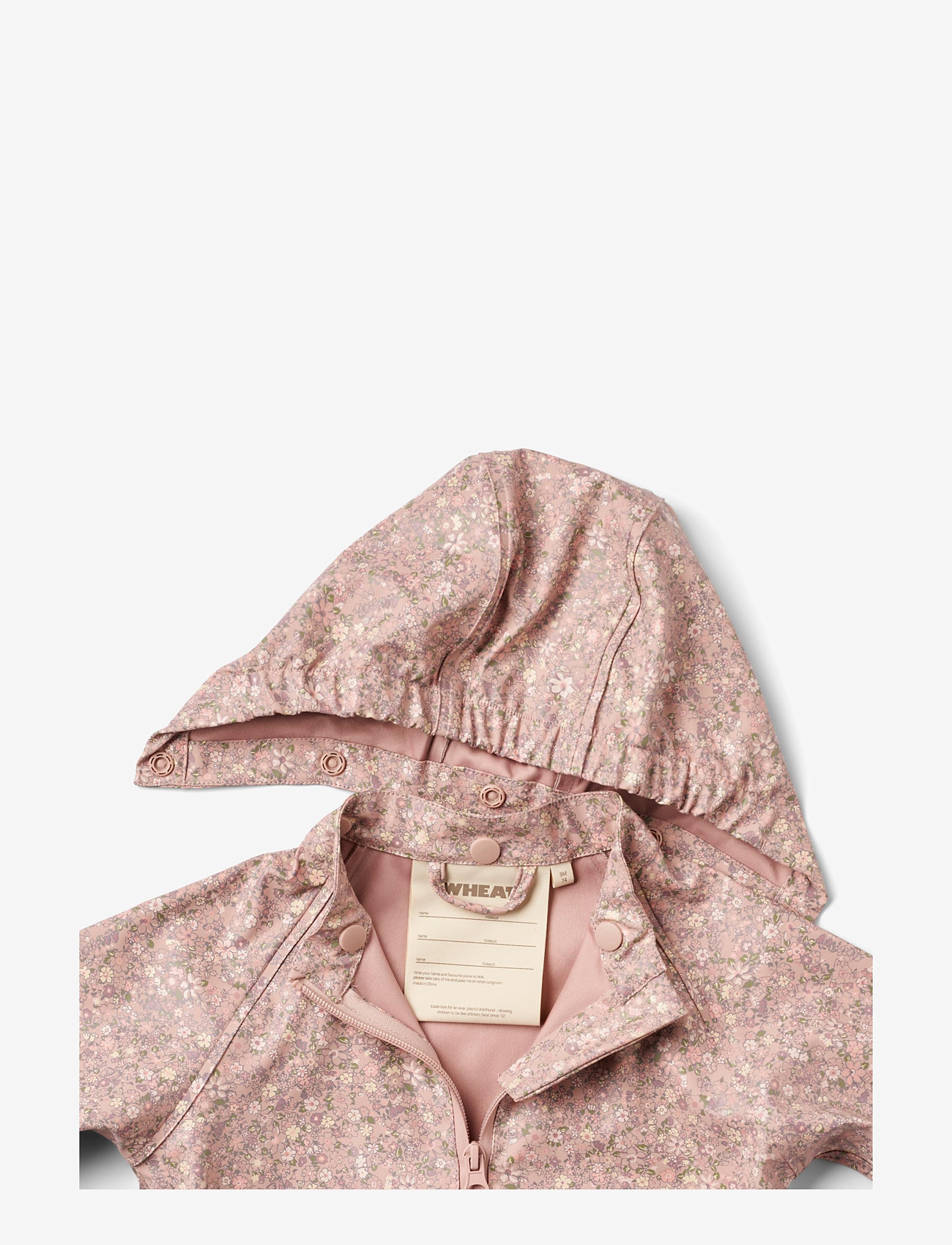 Wheat - Rainwear Chardy Jacket - regnjackor - powder flower meadow - 2