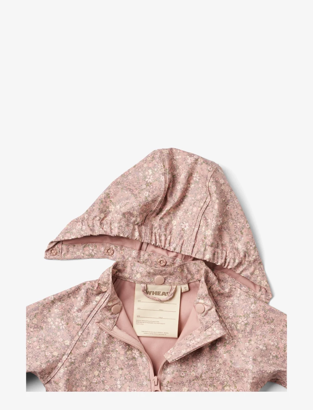 Wheat - Rainwear Chardy Jacket - vihmajoped - powder flower meadow - 2