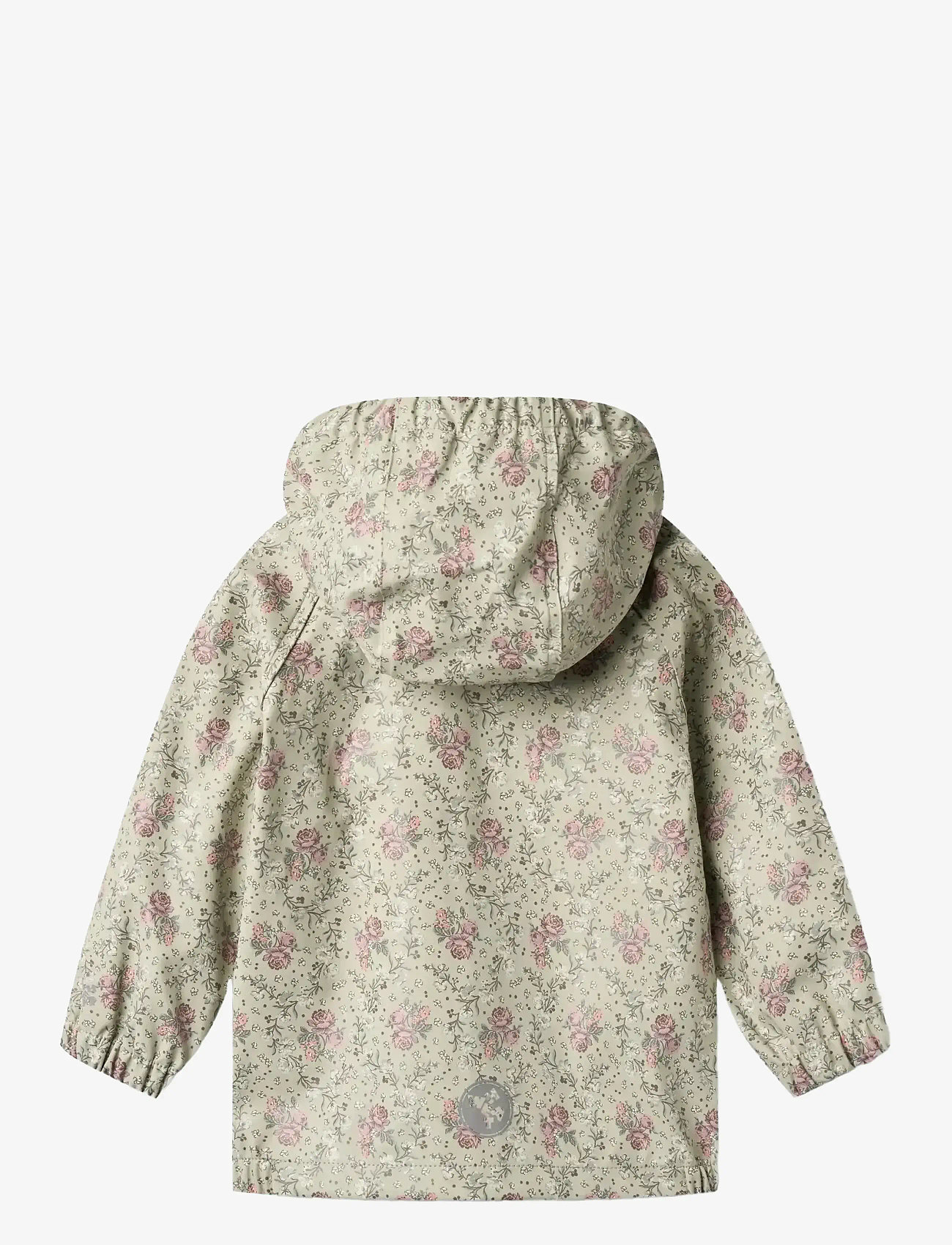 Wheat - Rainwear Chardy Jacket - vihmajoped - slightly green flowers - 1