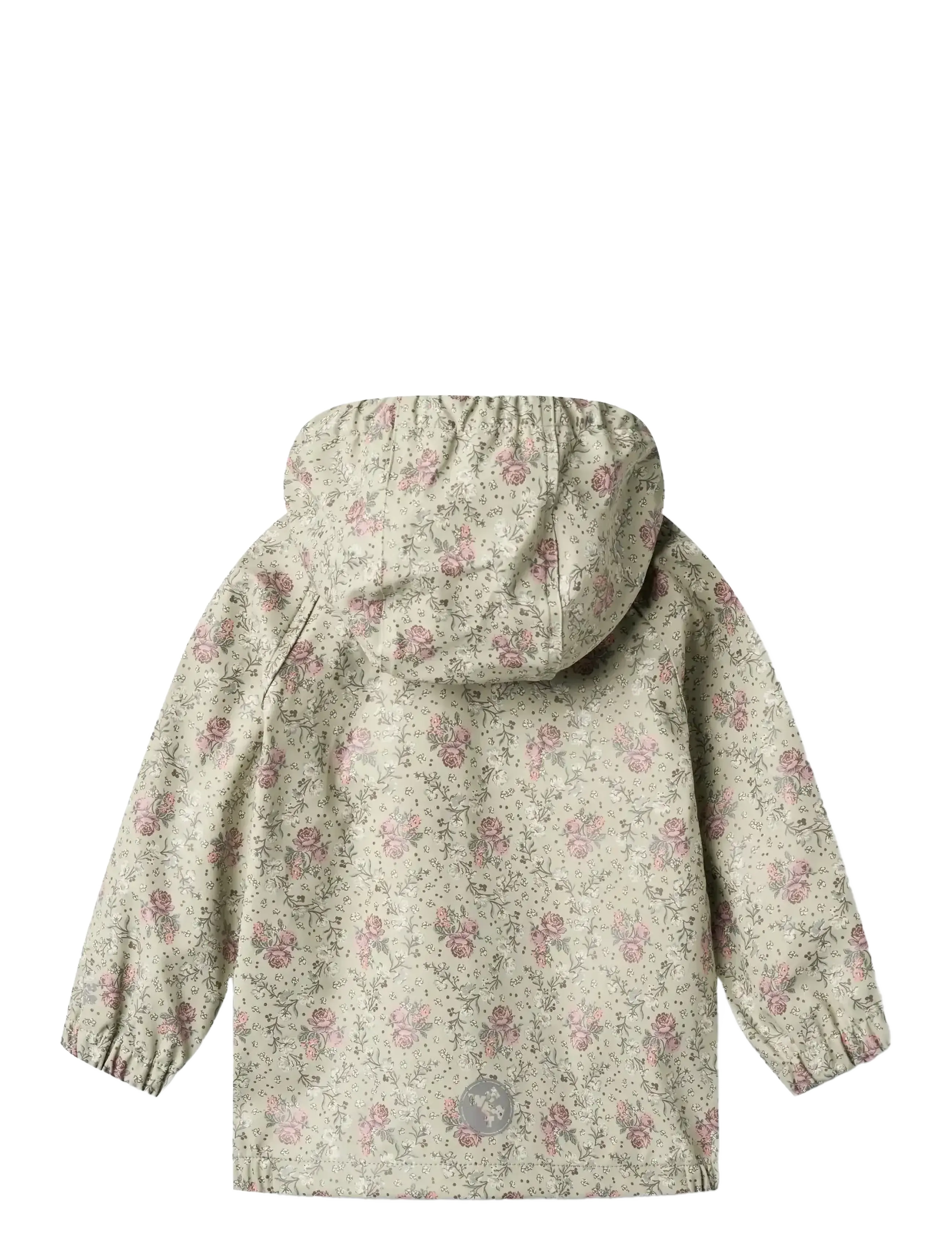 Wheat - Rainwear Chardy Jacket - overtøj - slightly green flowers - 1