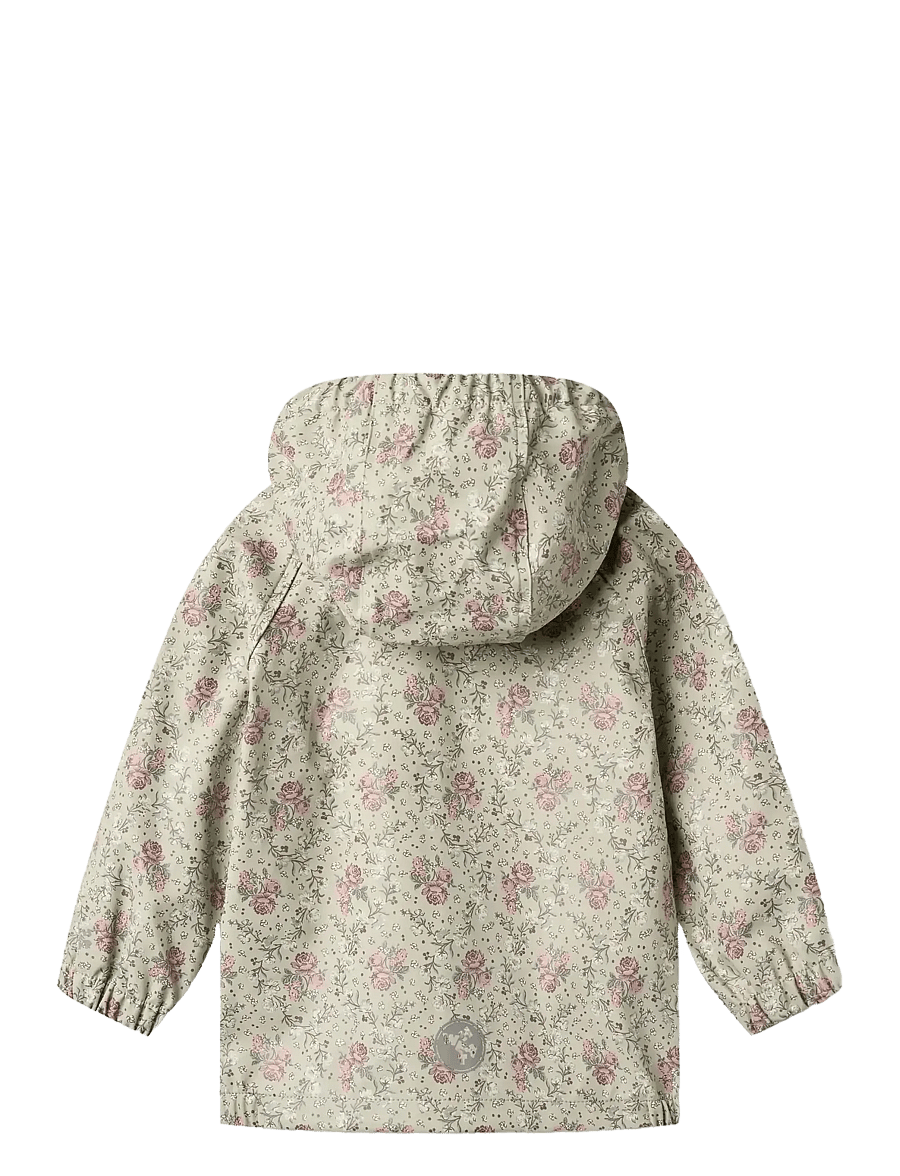 Wheat - Rainwear Chardy Jacket - regenjacken - slightly green flowers - 1