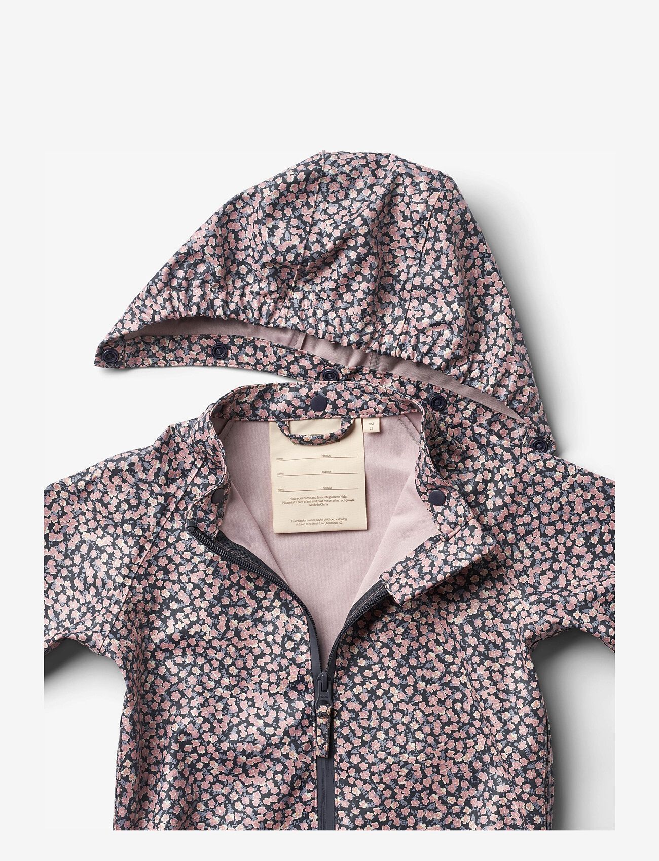 Wheat - Rainwear Chardy Jacket - regnjakker - rainy flowers - 2