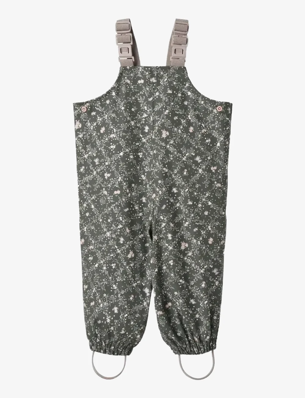 Wheat - Rainwear Charlo Overall - vihmapüksid - forest lake checked flowers - 0