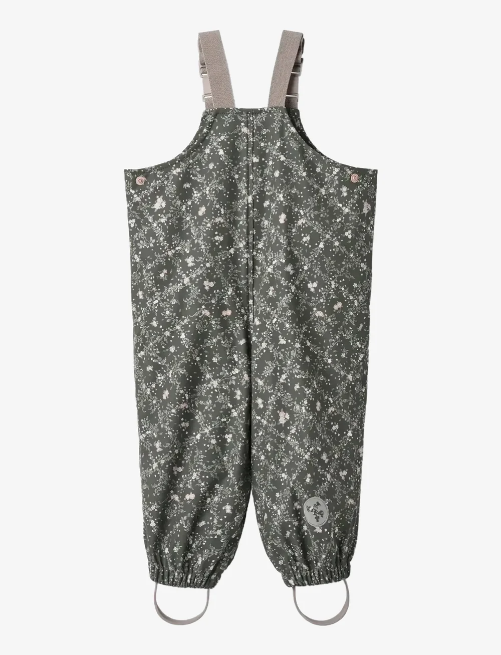 Wheat - Rainwear Charlo Overall - vihmapüksid - forest lake checked flowers - 1