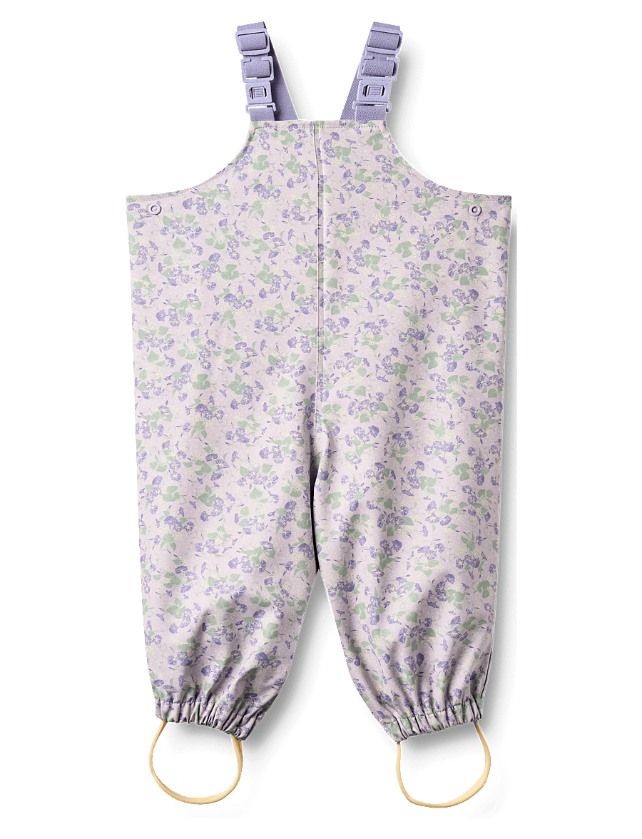 Wheat - Rainwear Charlo Overalls - vihmapüksid - lilac petunias - 0