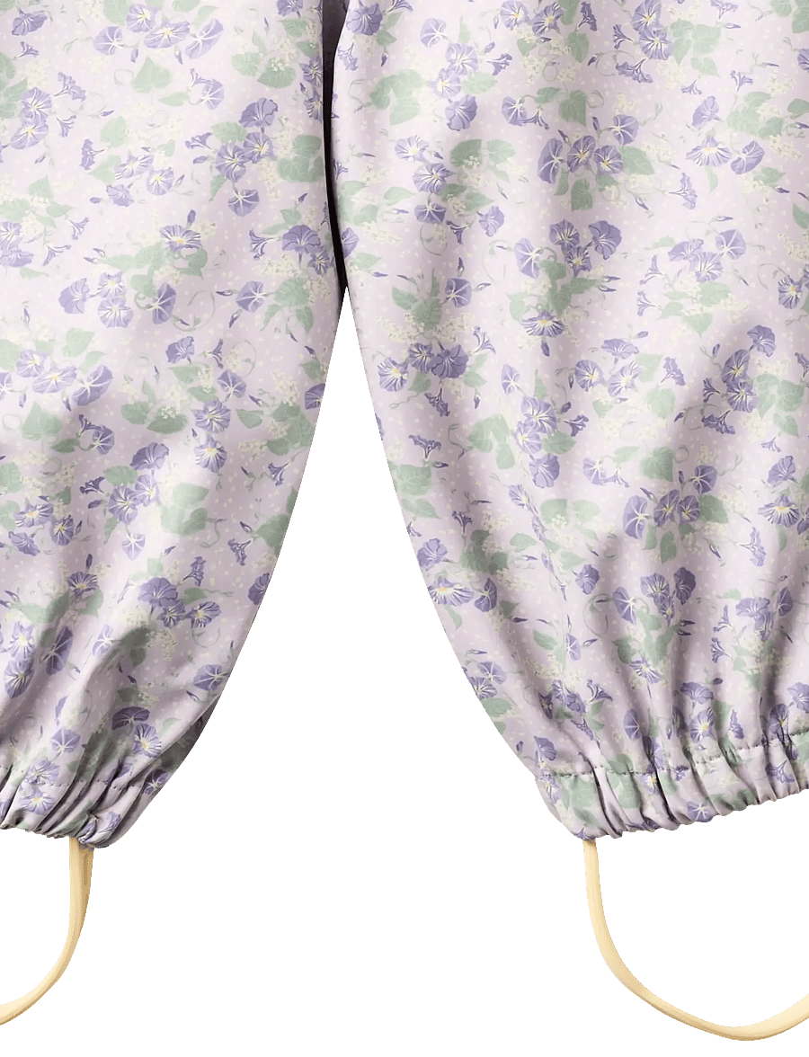 Wheat - Rainwear Charlo Overalls - vihmapüksid - lilac petunias - 2